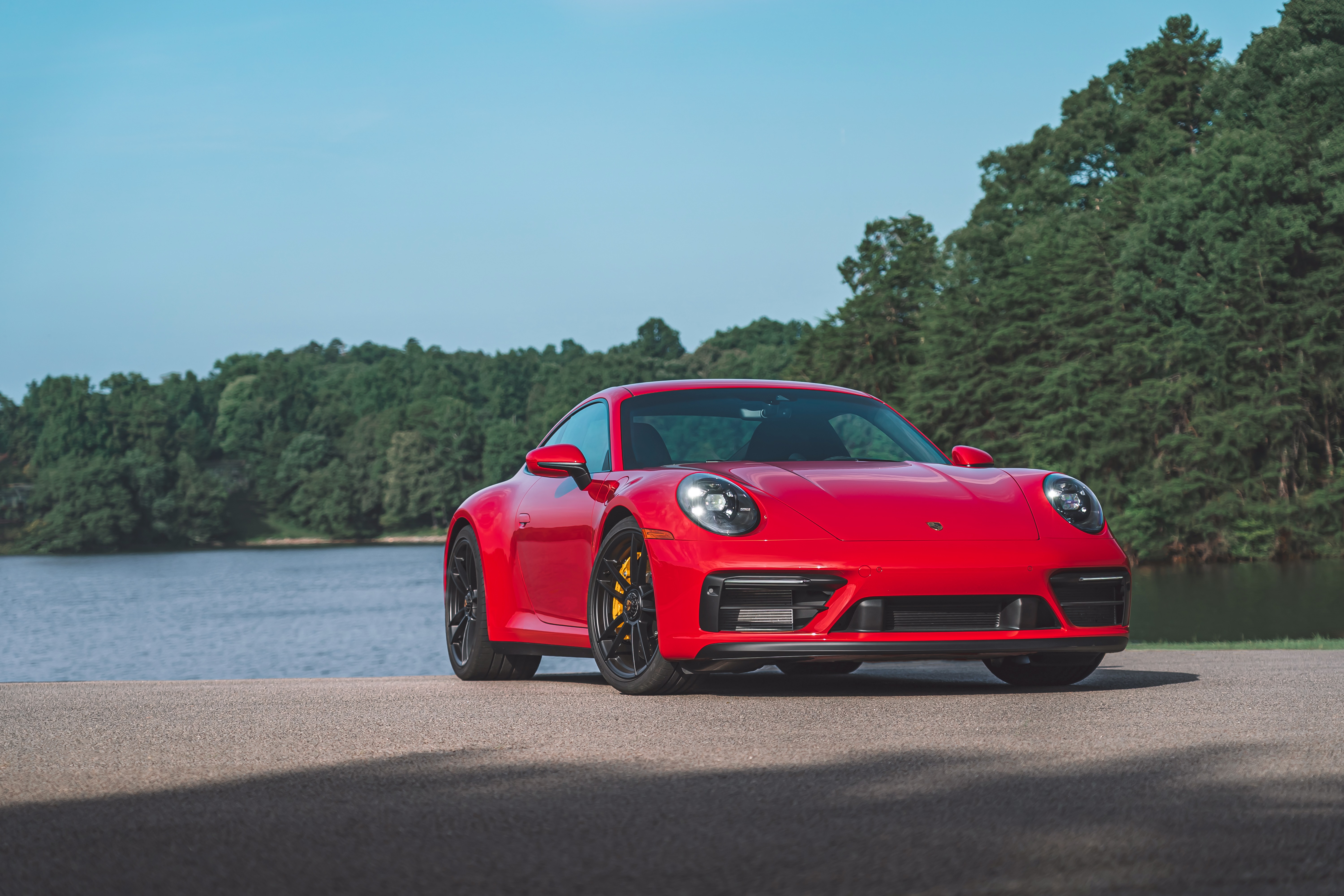 Red Porsche 911 Carrera GTS 4K HD Wallpaper