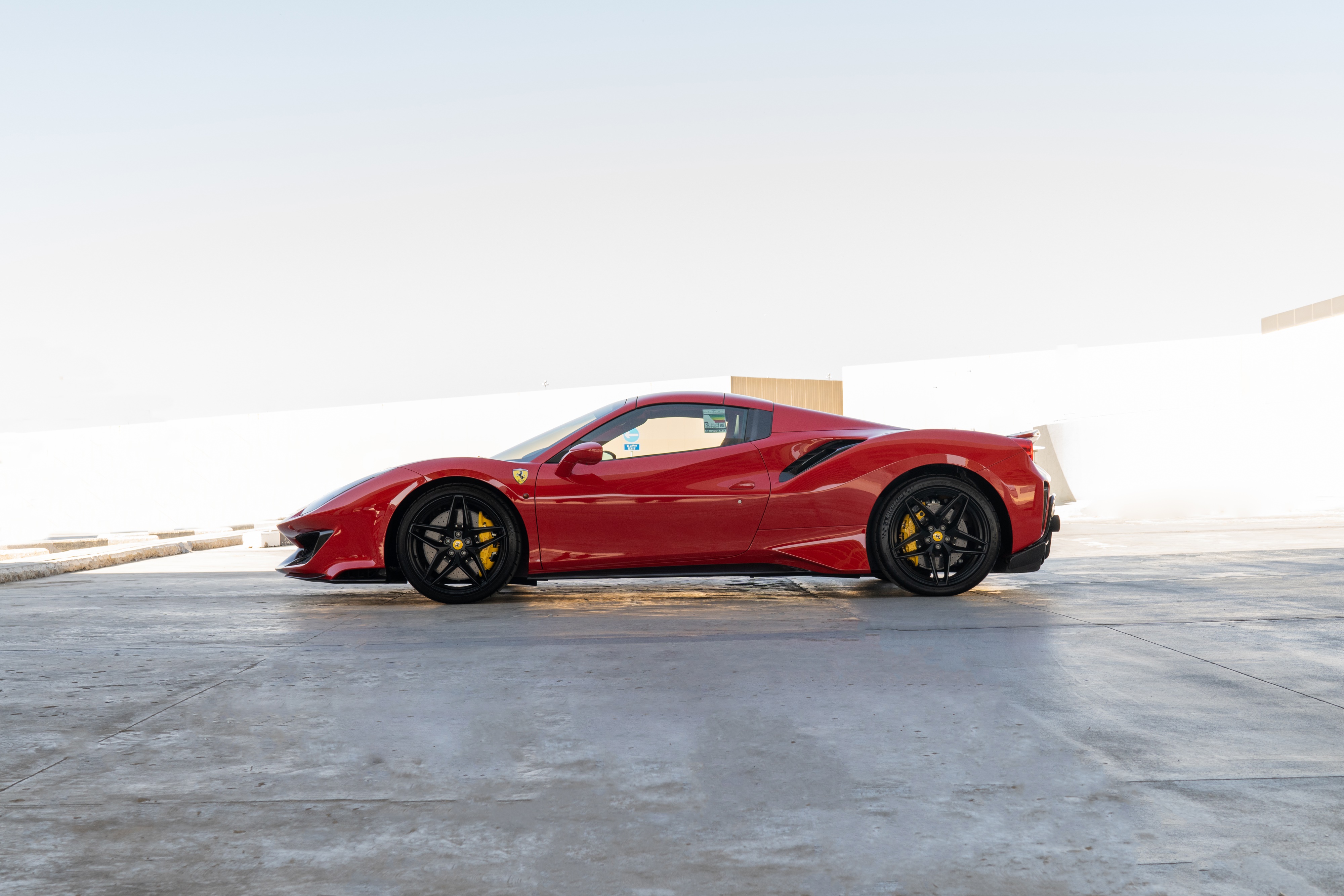 Red Ferrari 488 Pista Spider 4K HD Wallpaper