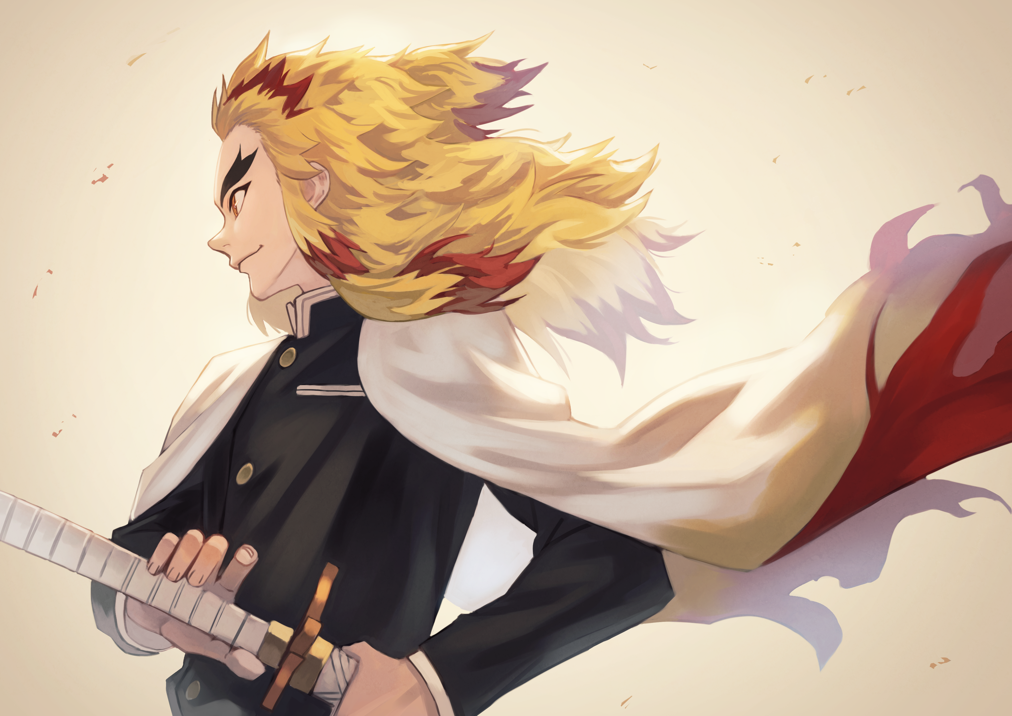 Kyojuro Rengoku from Demon Slayer: Kimetsu No Yaiba HD Wallpaper