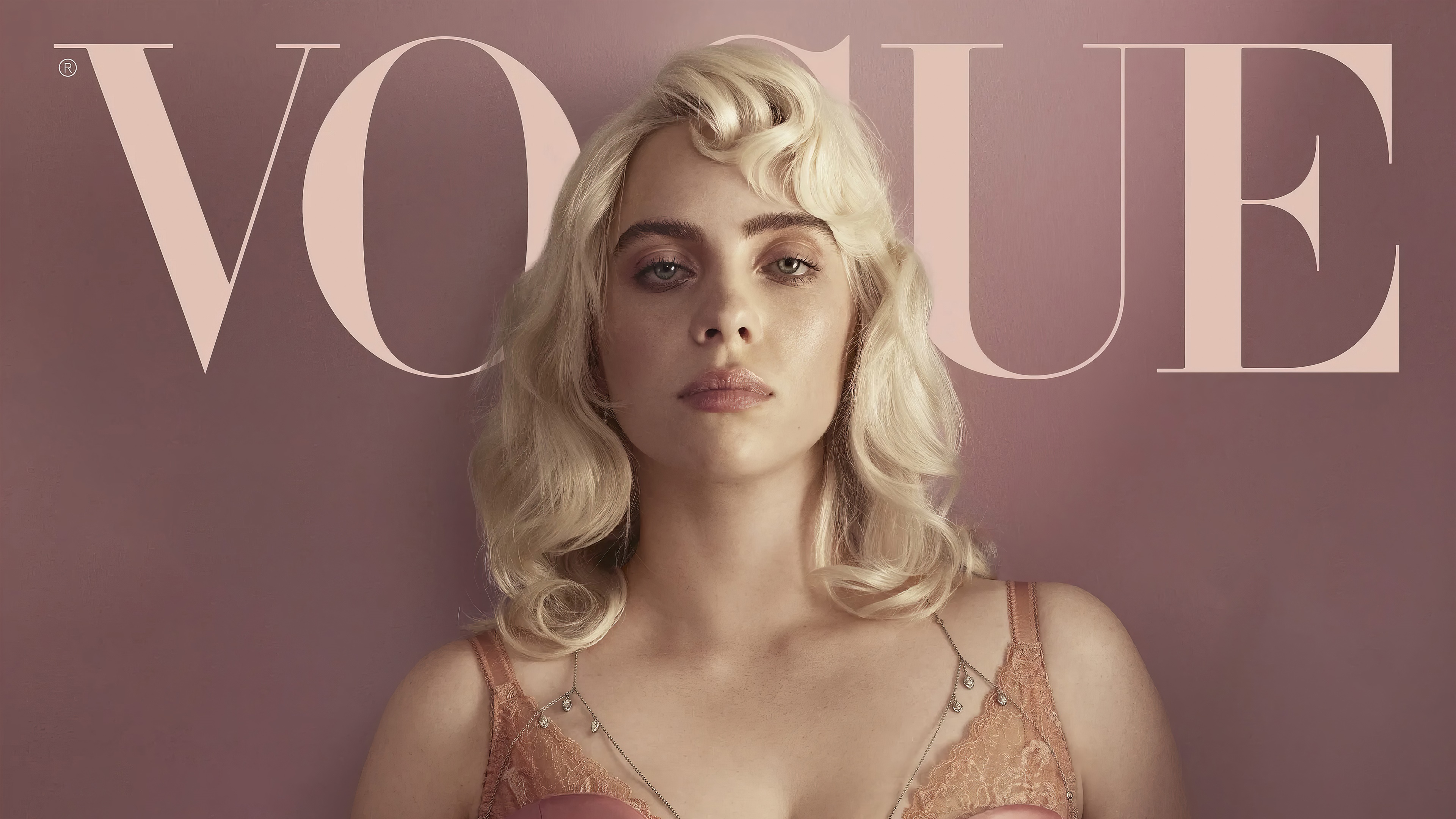 Billie Eilish for British Vogue by Craig McDean HD Wallpaper