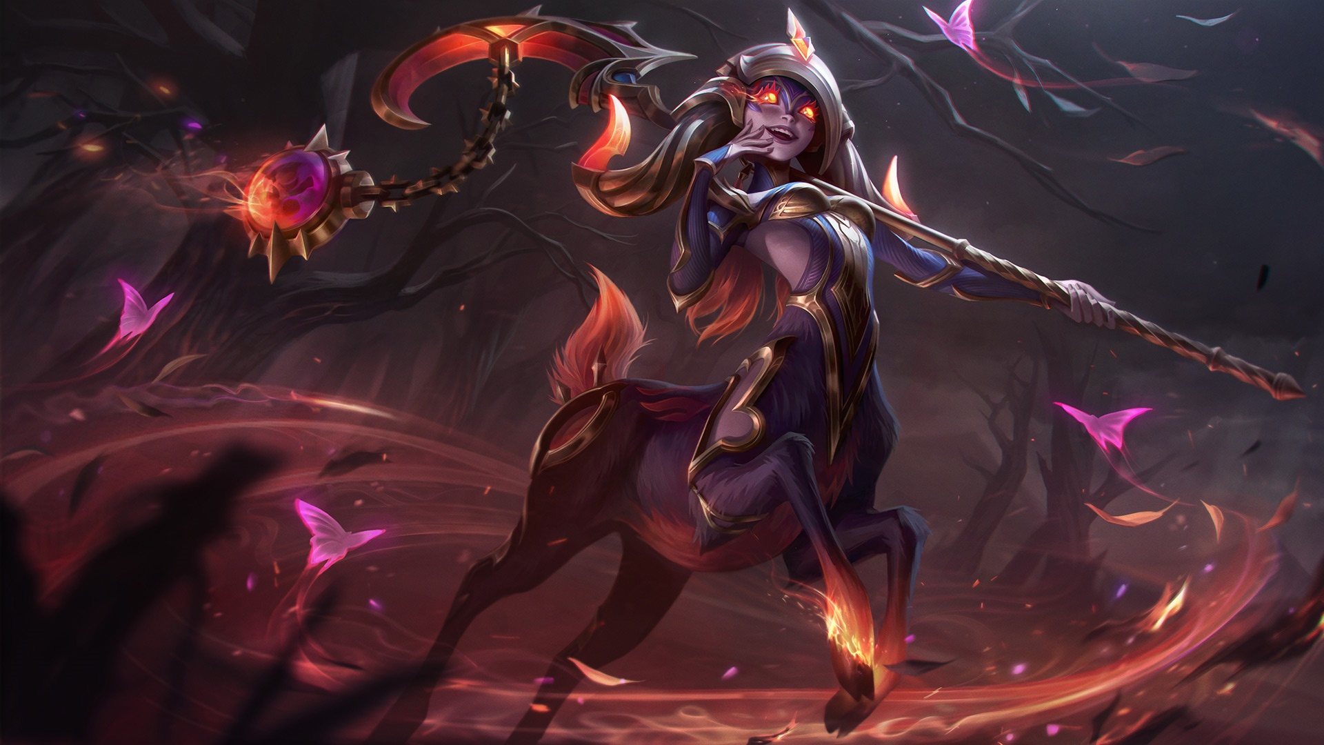 Nightbringer Lillia from League of Legends HD Wallpaper