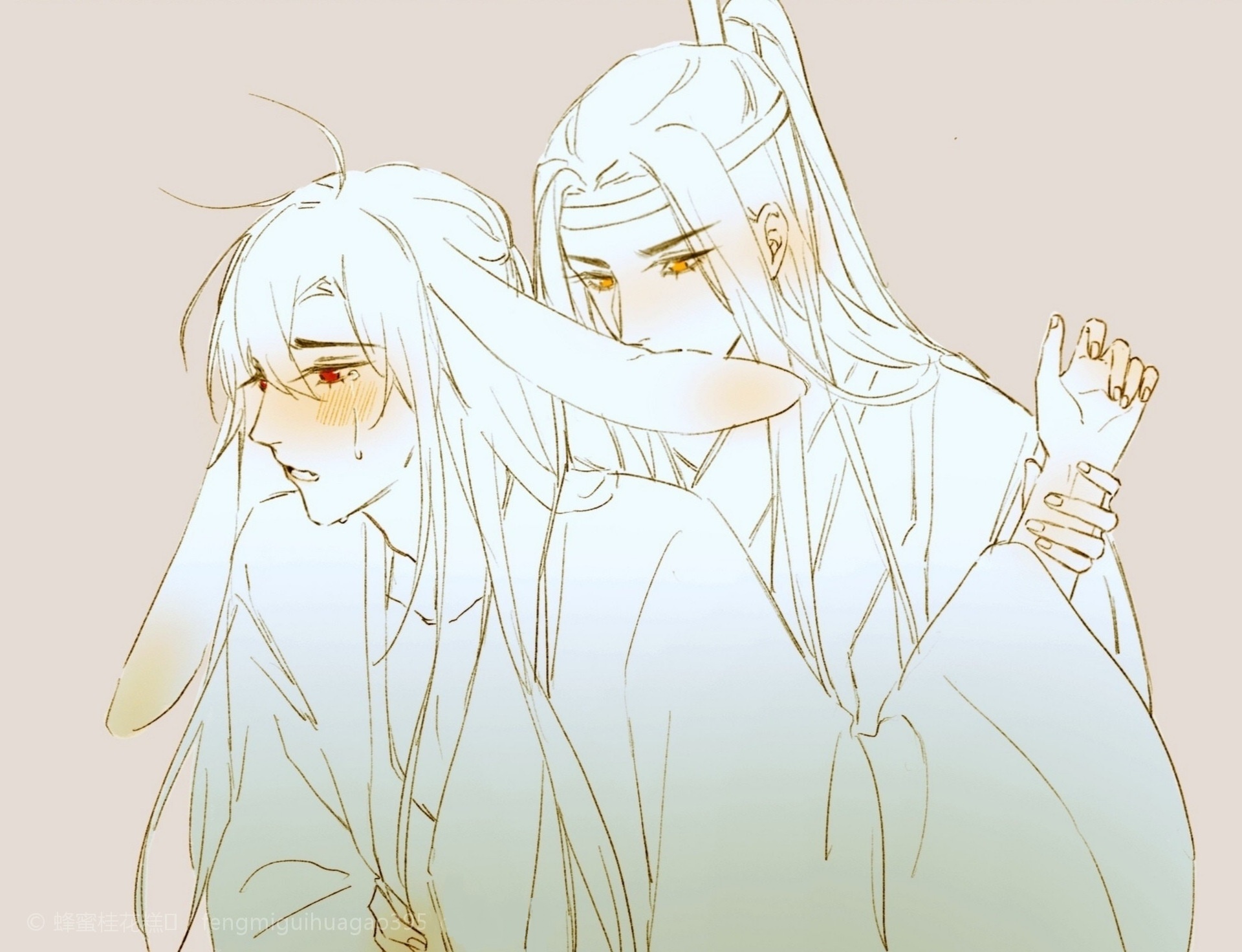 Lan Wangji and Wei Wuxian from Mo Dao Zu Shi HD Wallpaper