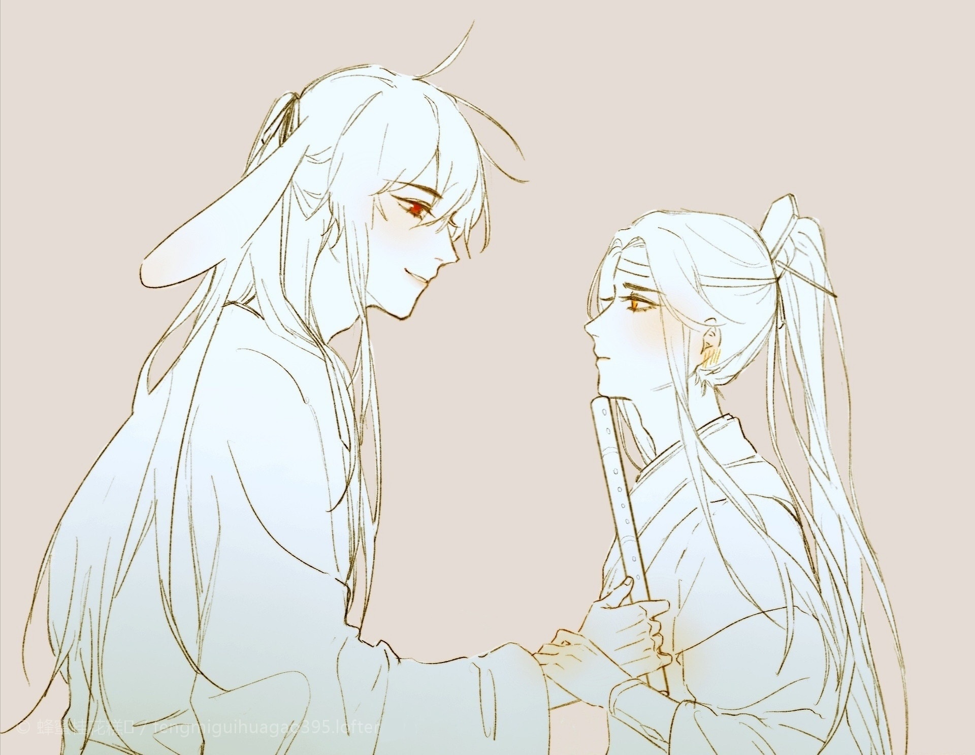 Wei Ying and Lan Wangji from Mo Dao Zu Shi HD Wallpaper