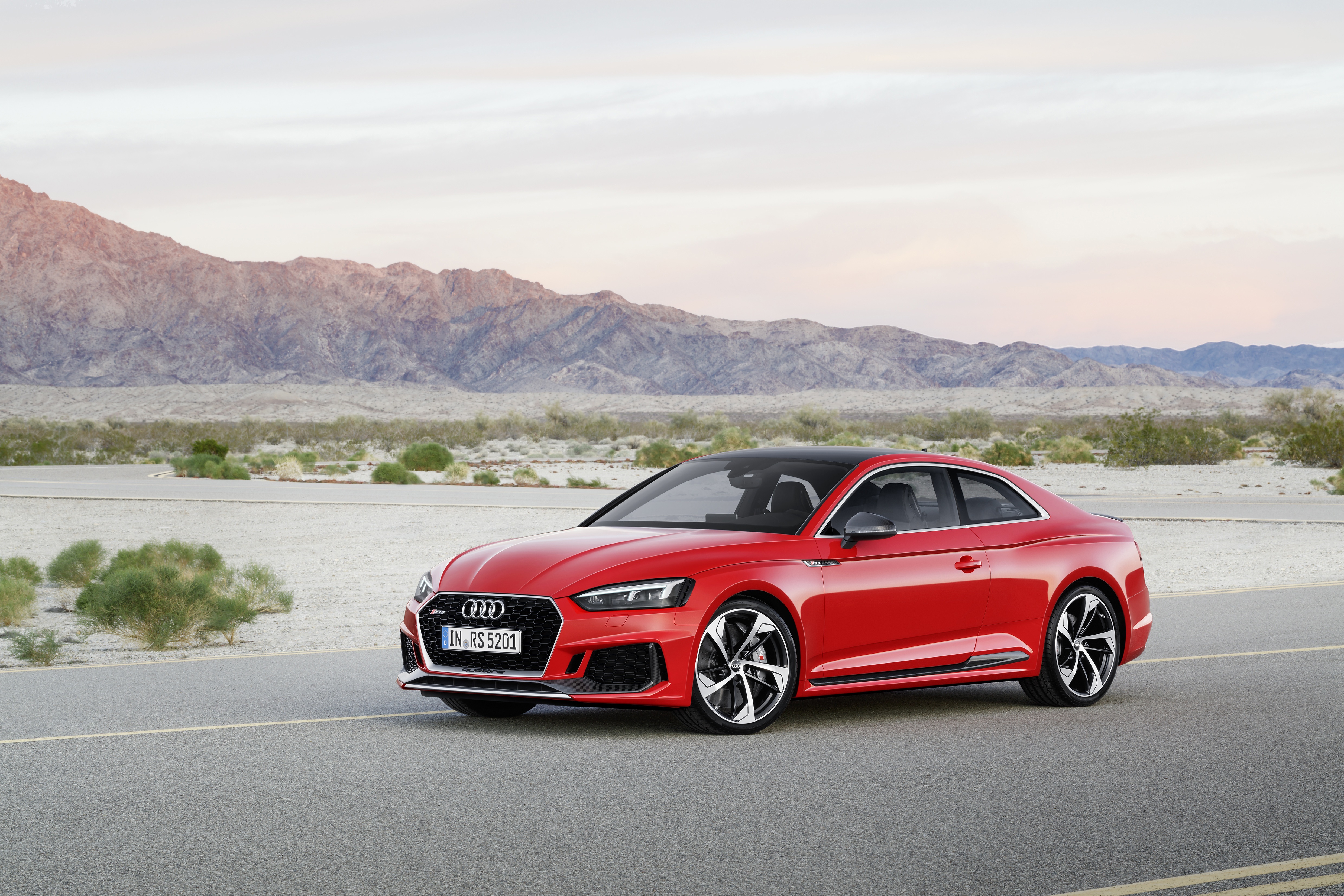 Red Audi RS5 Coupe 4K HD Wallpaper
