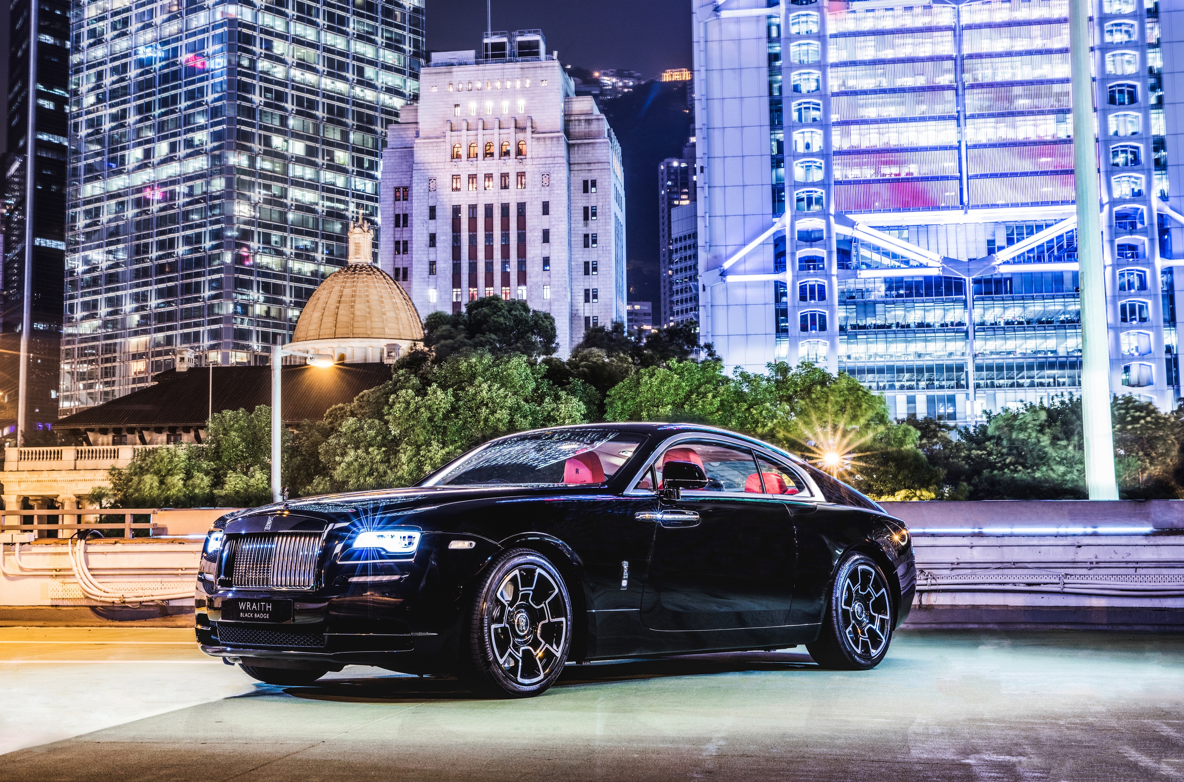 Black Rolls-Royce Wraith 4K HD Wallpaper