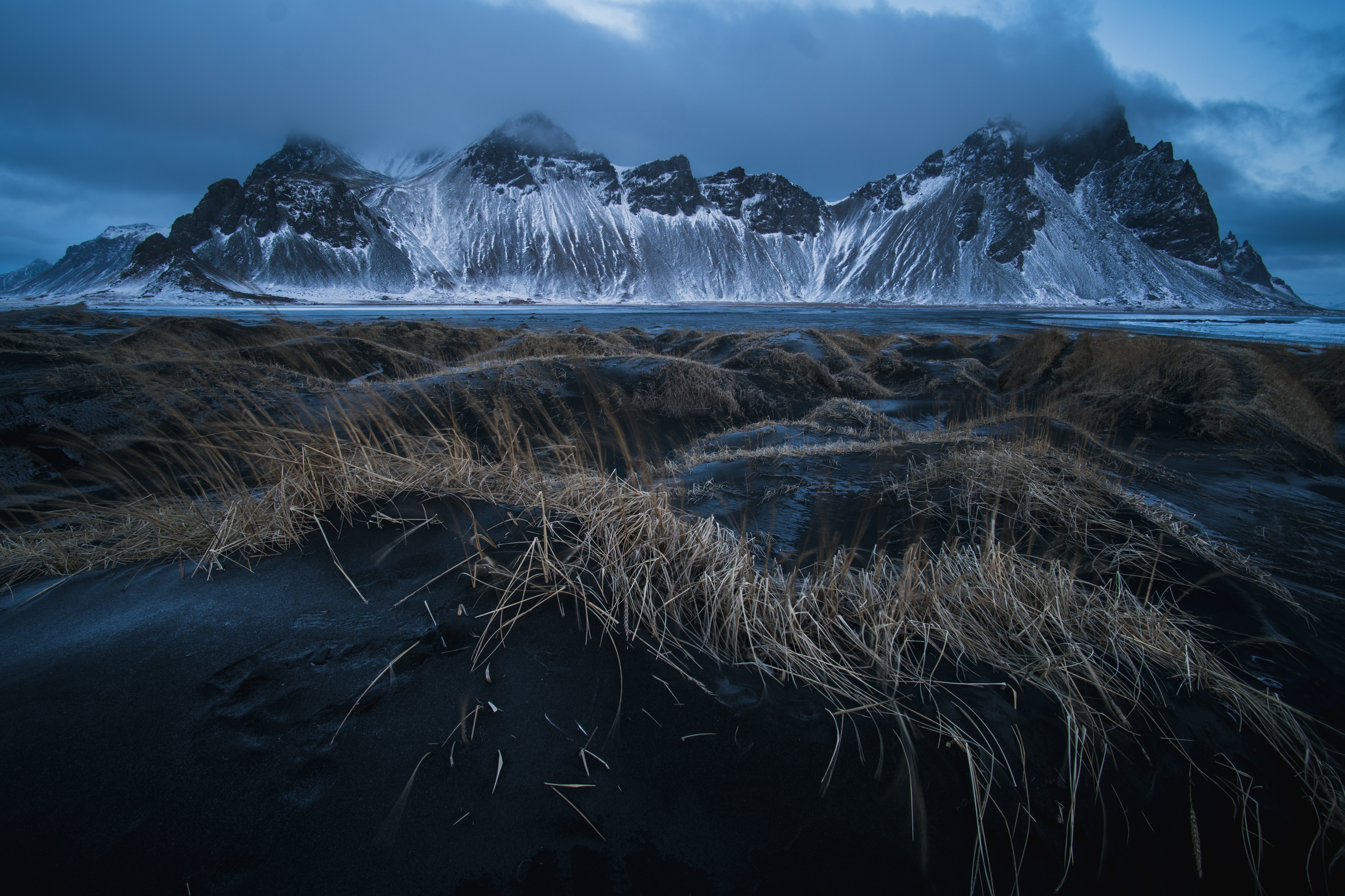 Vestrahorn Mountains in Iceland 4K HD Wallpaper