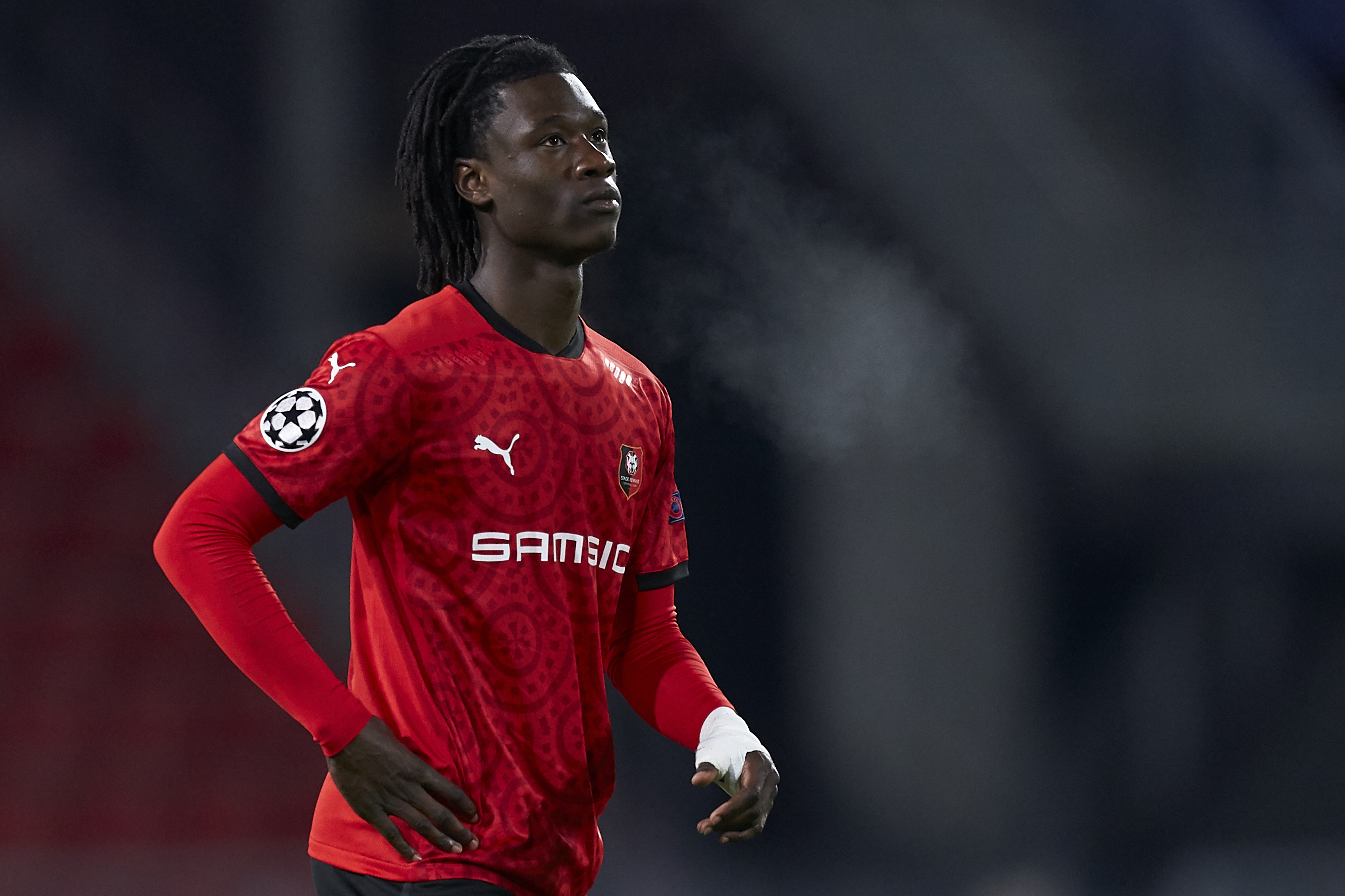 Eduardo Camavinga from Stade Rennais F.C. 4K HD Wallpaper