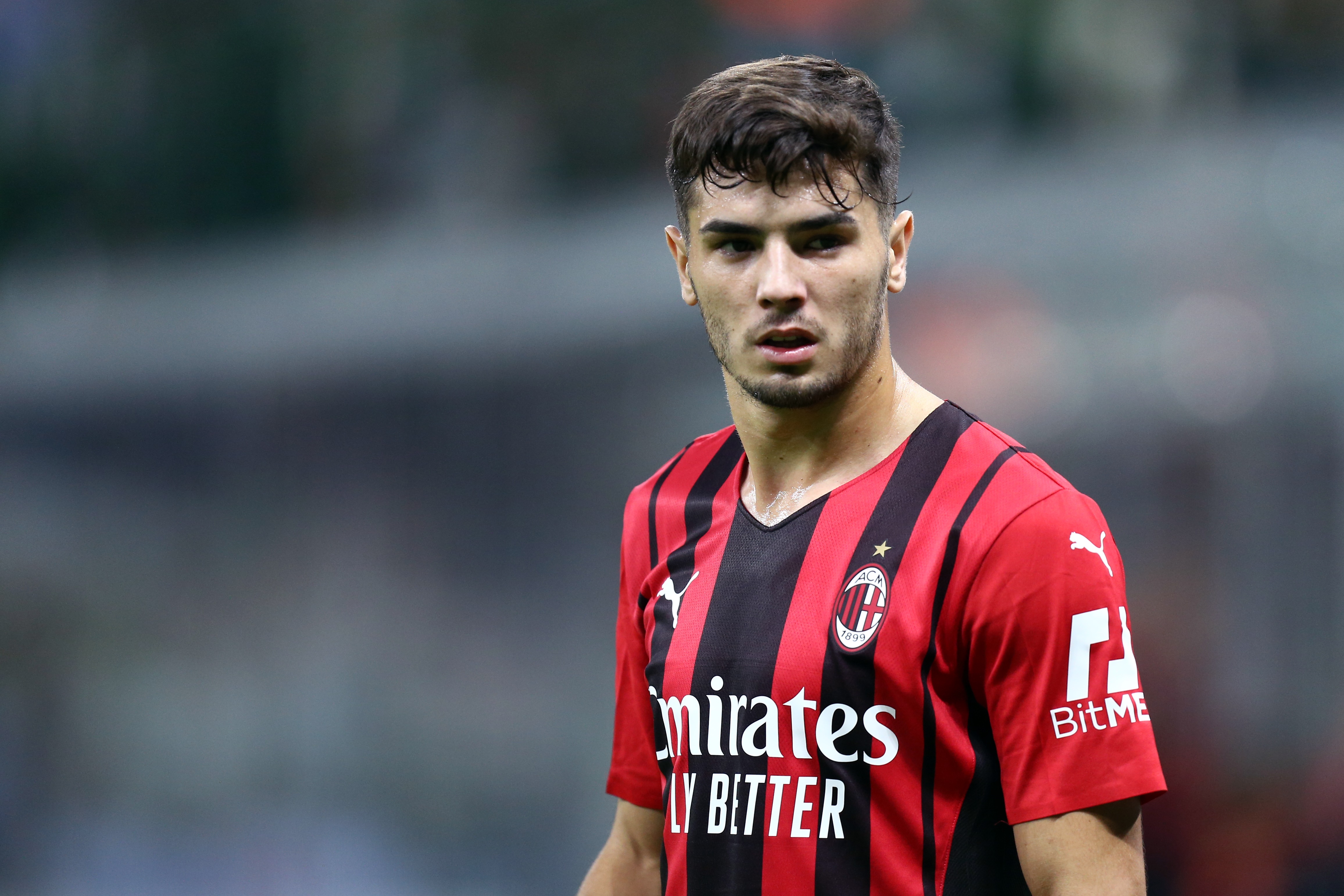 Brahim Díaz from A.C. Milan 4K HD Wallpaper