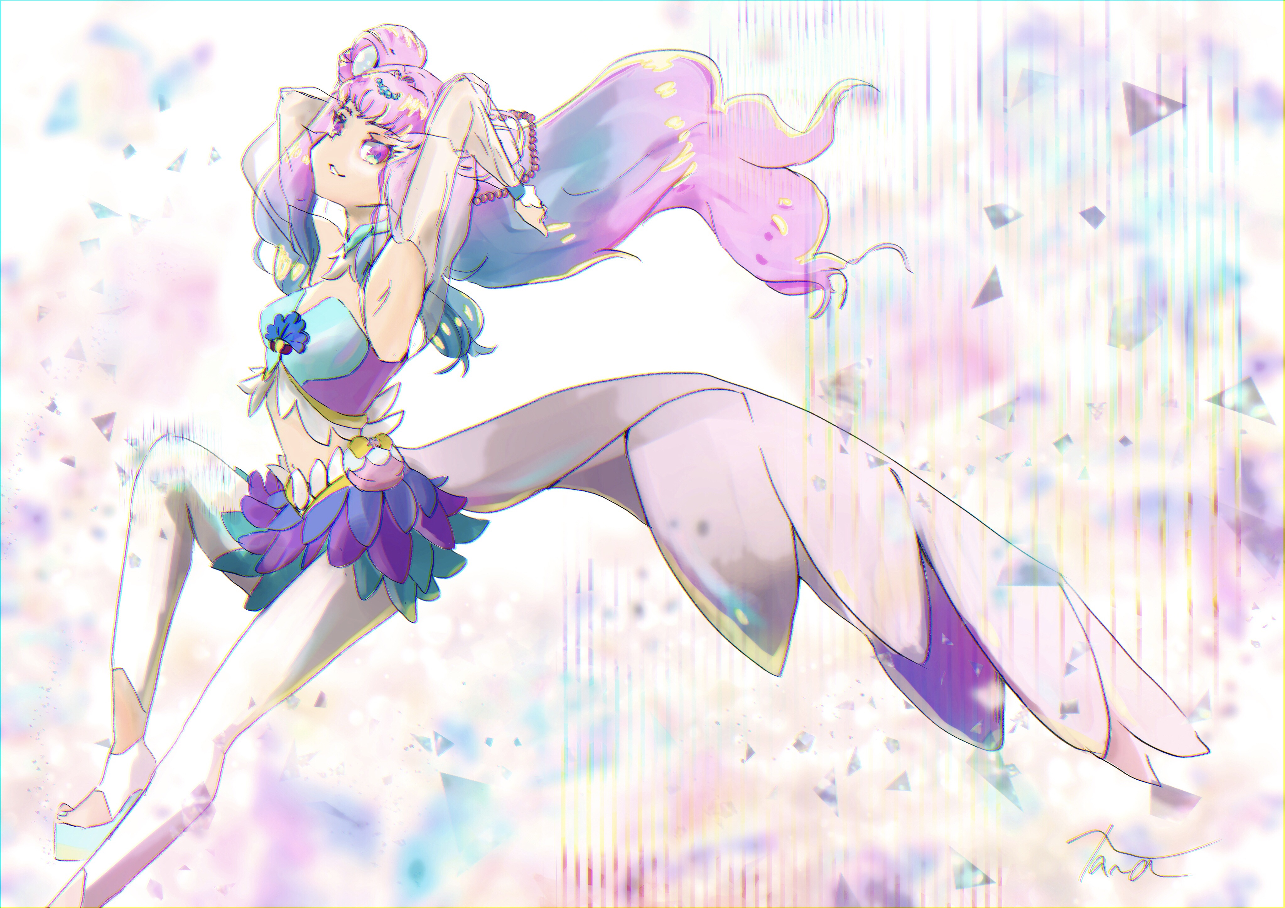 Laura from Tropical-Rouge! Pretty Cure 4K HD Wallpaper