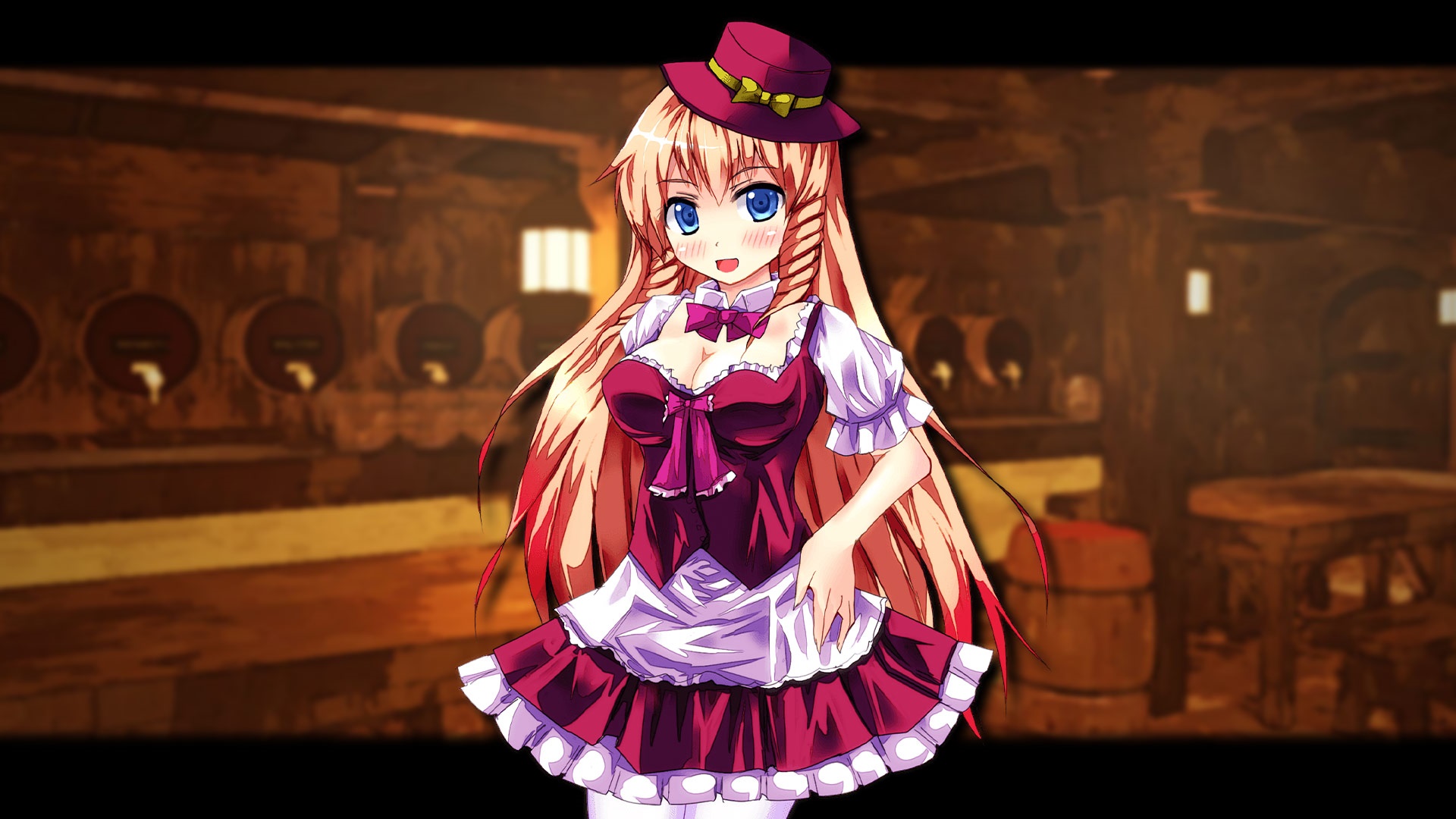 Maid in a Tavern HD Wallpaper