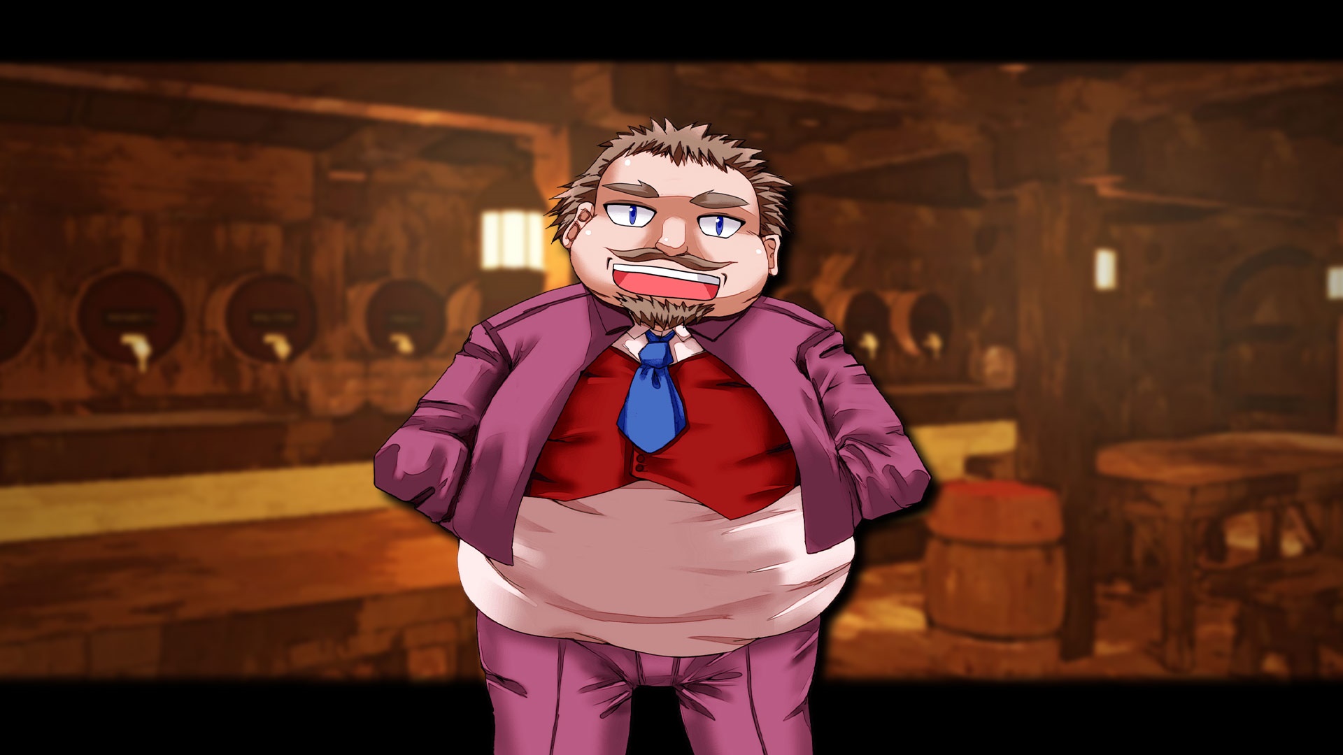 Man in a pub HD Wallpaper