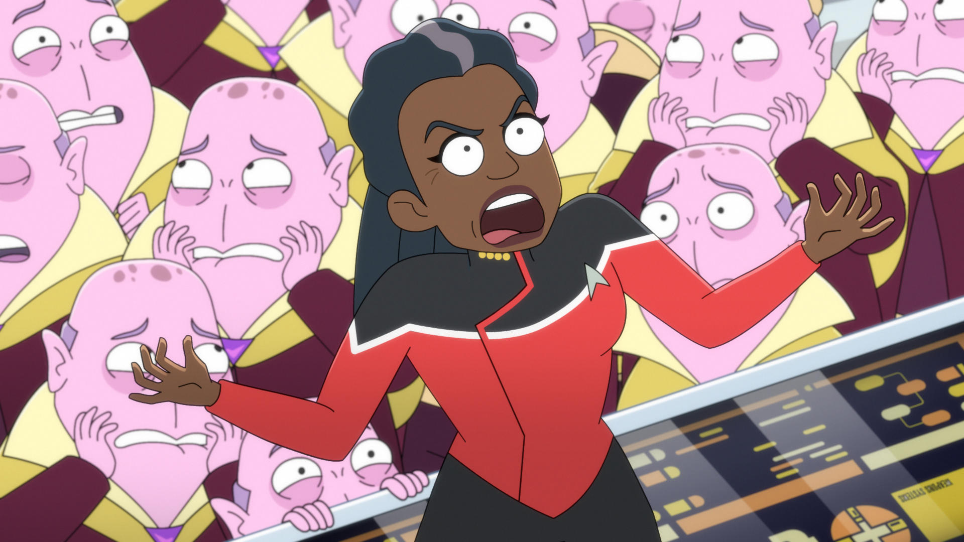 Captain Carol Freeman from Star Trek: Lower Decks HD Wallpaper