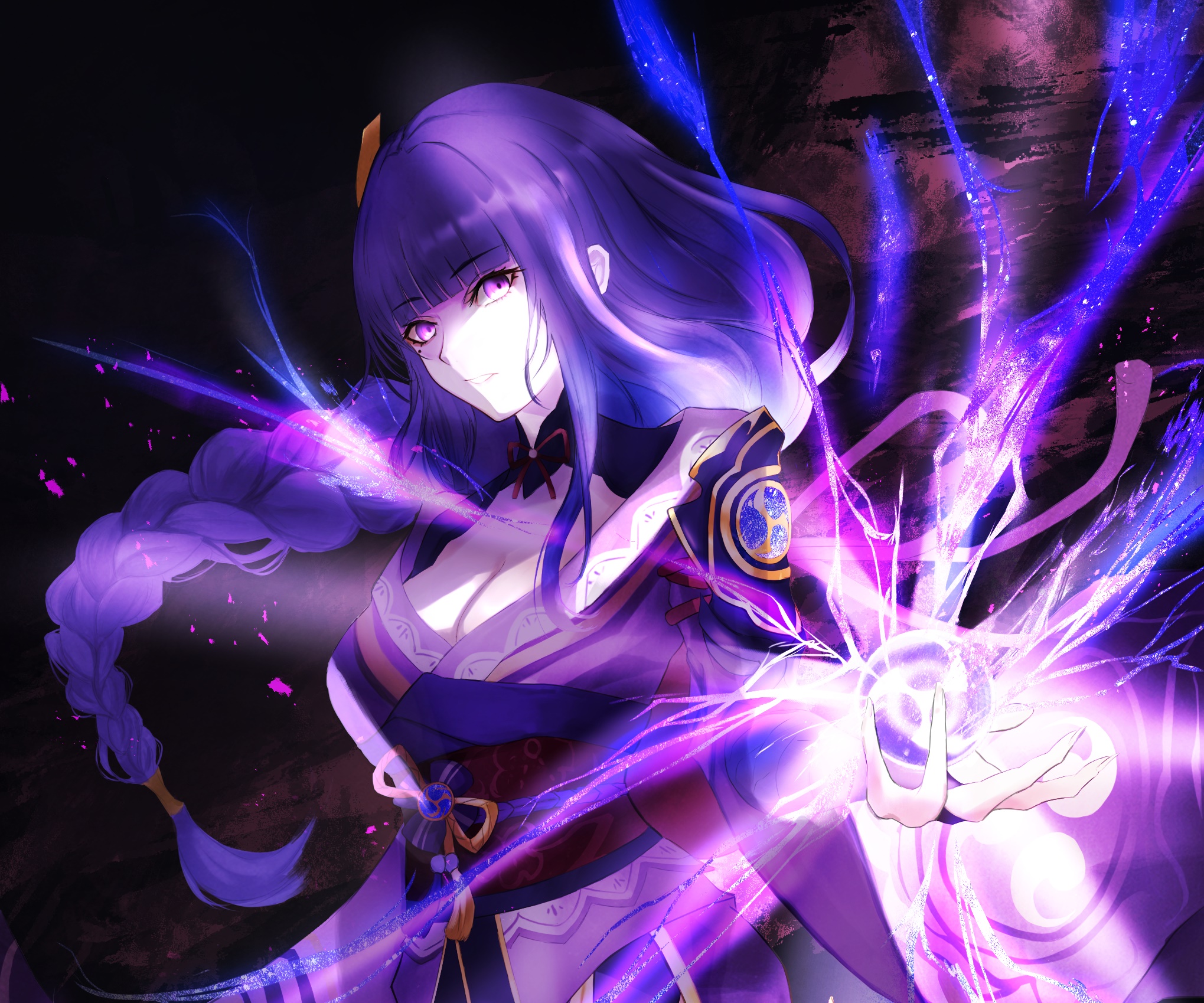 Raiden Shogun from Genshin Impact HD Wallpaper