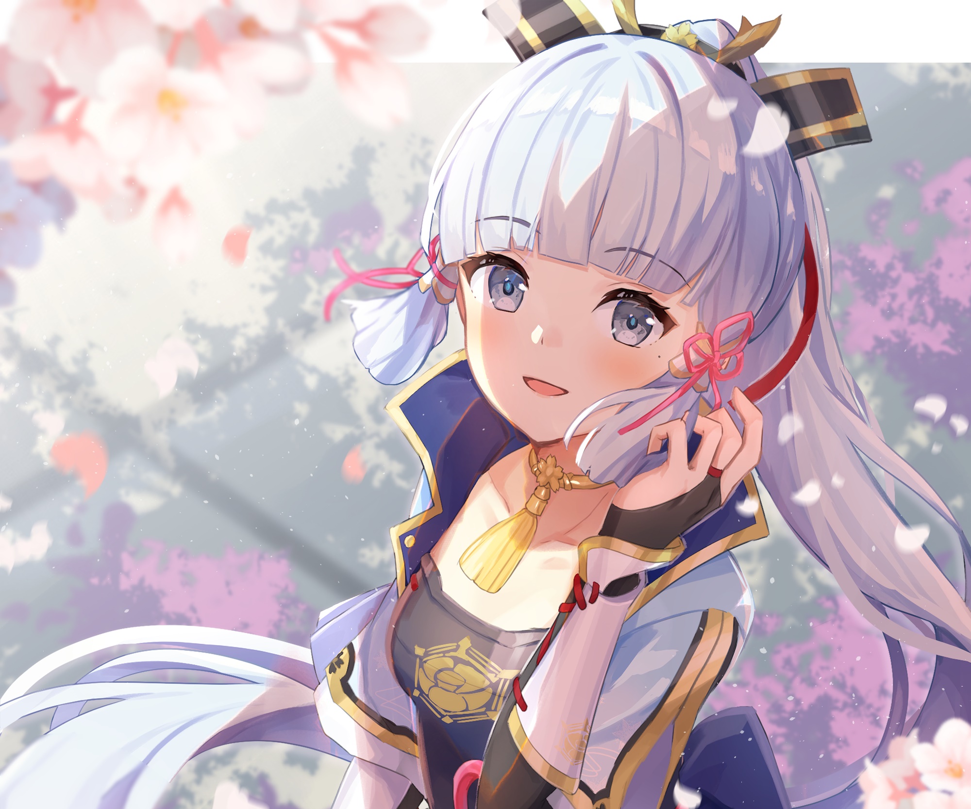 Kamisato Ayaka from Genshin Impact HD Wallpaper