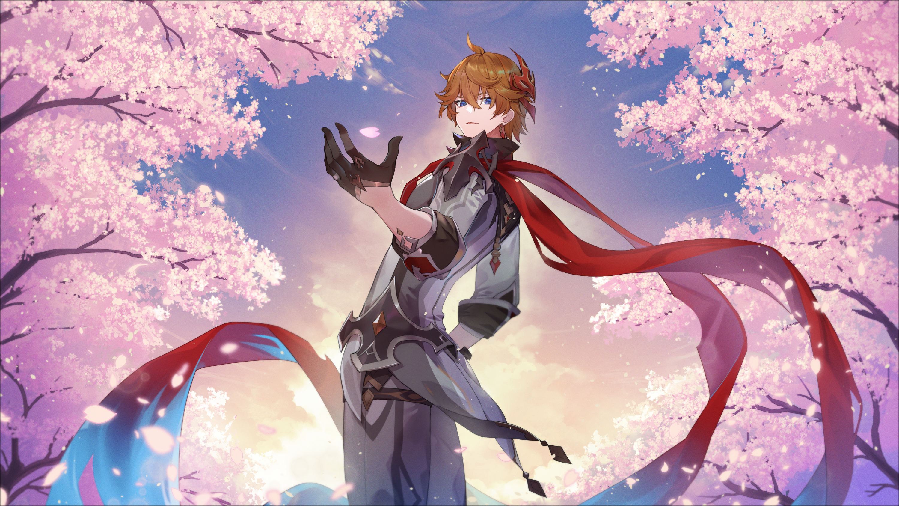 Tartaglia Childe from Genshin Impact HD Wallpaper