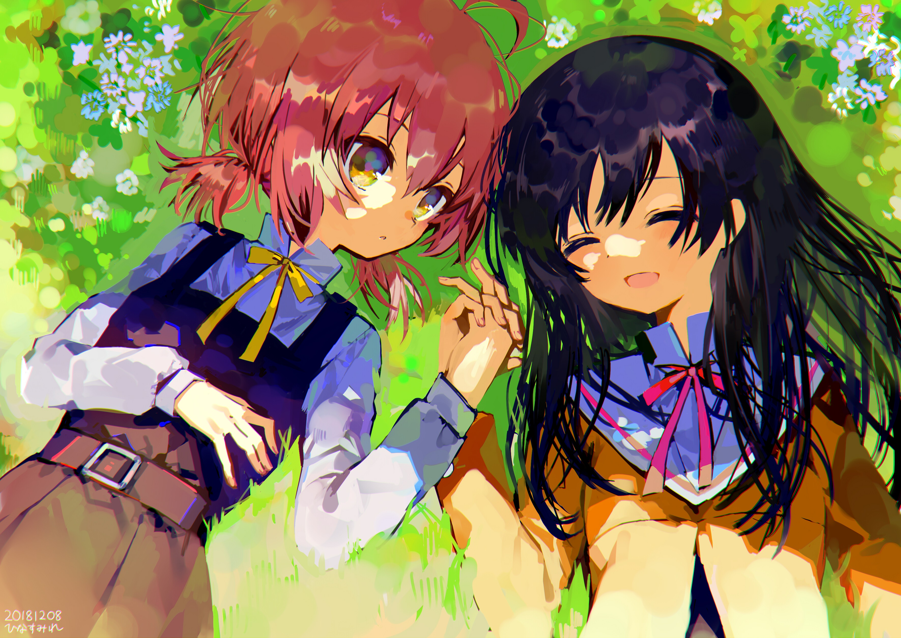 Yuu Koito and Touko Nanami from Bloom Into You HD Wallpaper