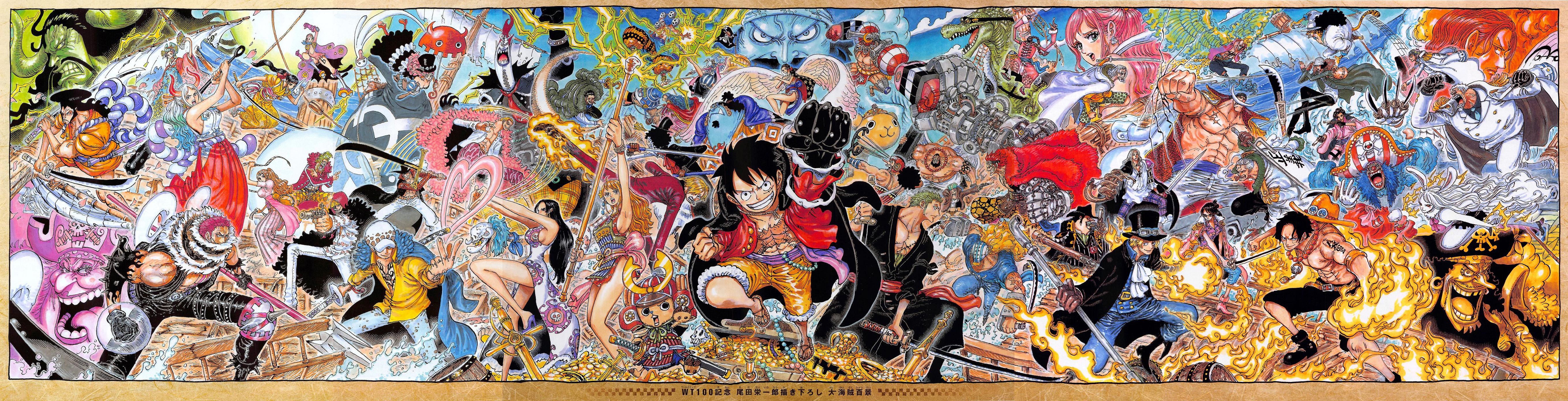 One Piece World Popularity Poll by Eiichiro Oda HD Wallpaper