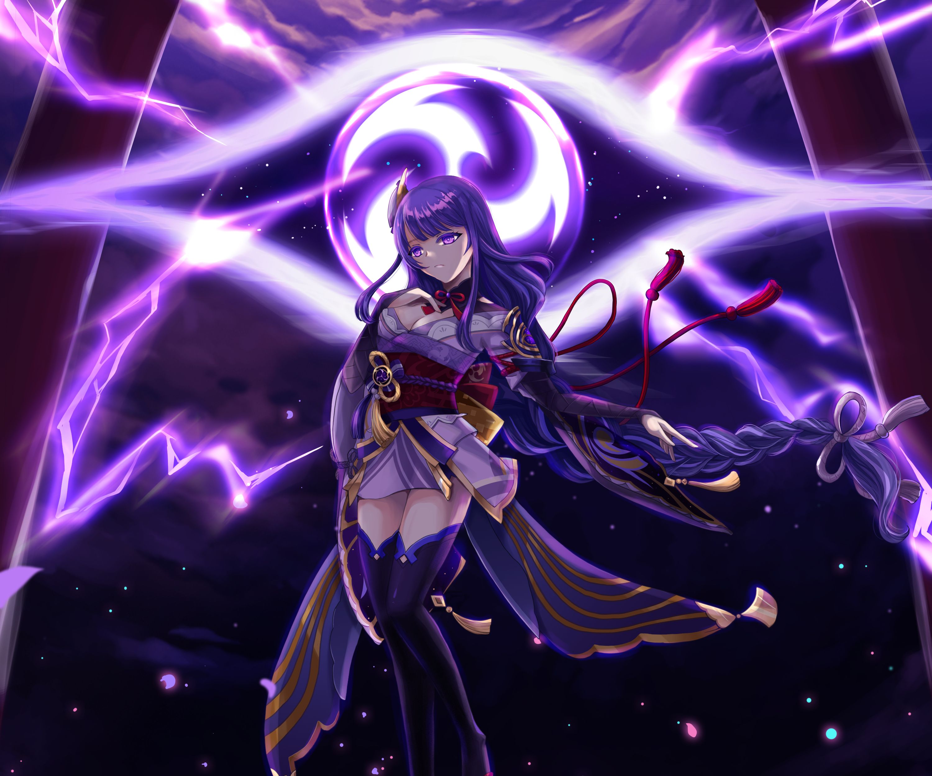 Raiden Shogun from Genshin Impact HD Wallpaper