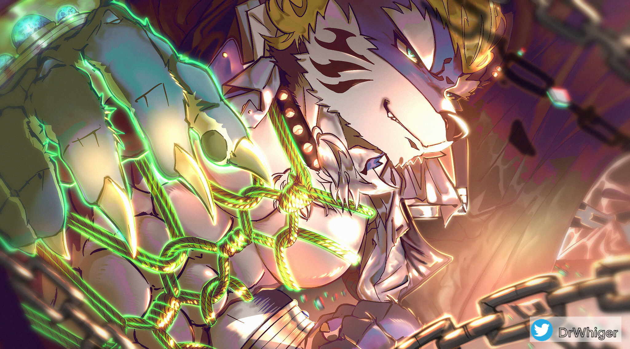 Fenrir from Tokyo Afterschool Summoners HD Wallpaper