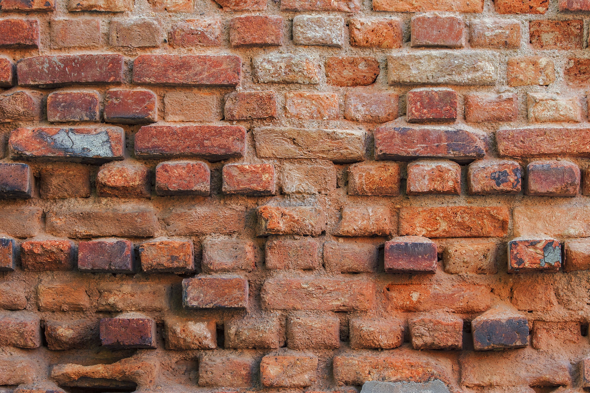Old brick wall texture HD Wallpaper