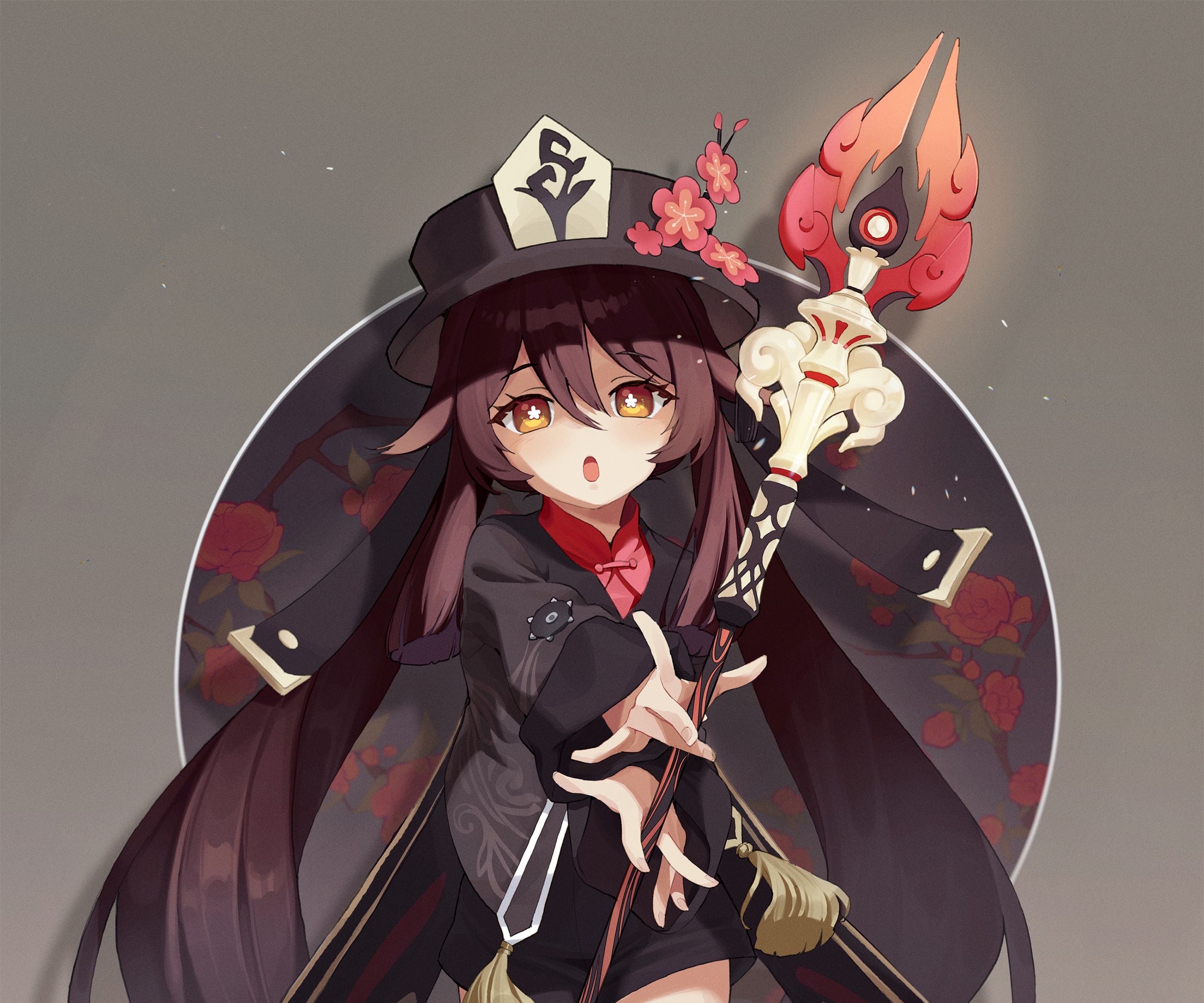 Hu Tao from Genshin Impact HD Wallpaper