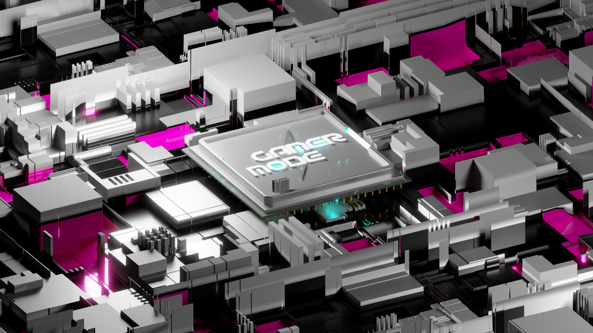Gamer Mode CPU on a Motherboard HD Wallpaper