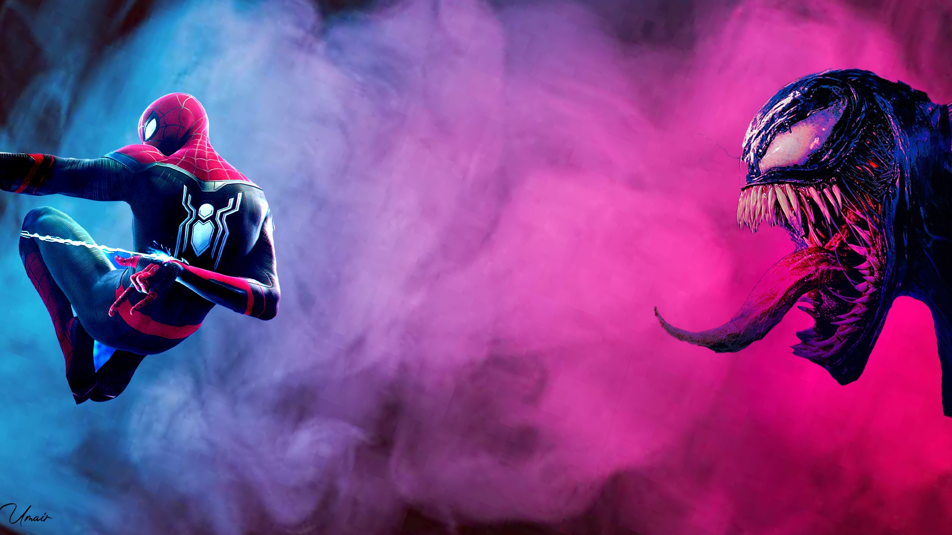 Spider-Man vs. Venom HD Wallpaper