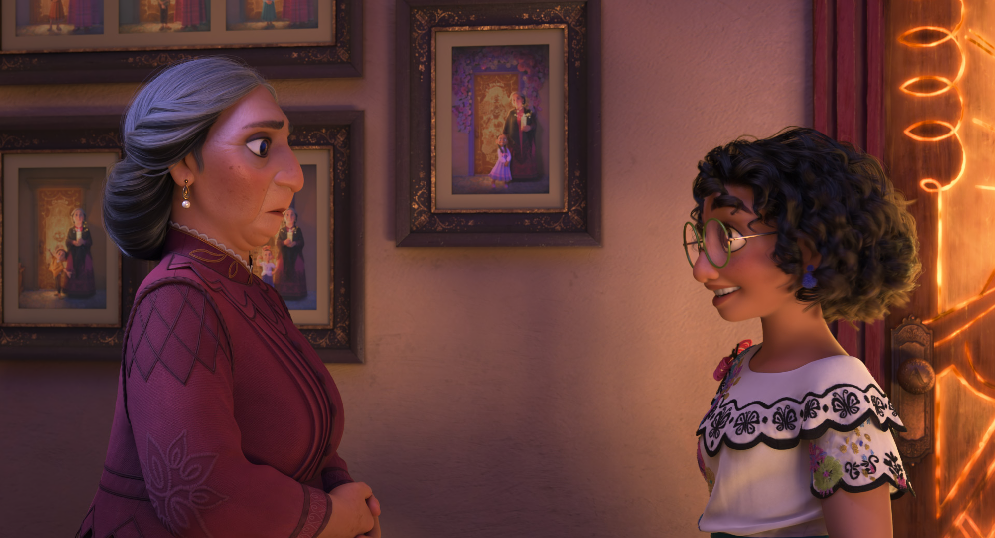 Mirabel Madrigal and Abuela Alma from Encanto HD Wallpaper