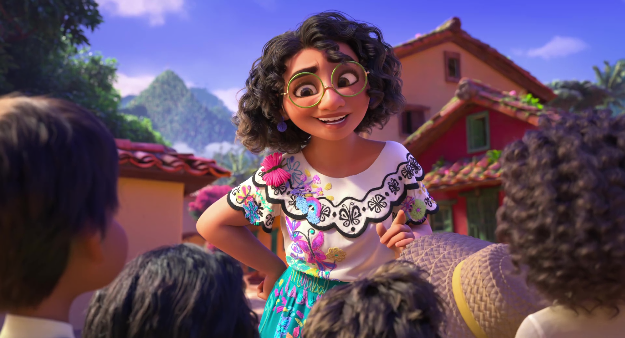 Mirabel Madrigal from Encanto talking to children HD Wallpaper