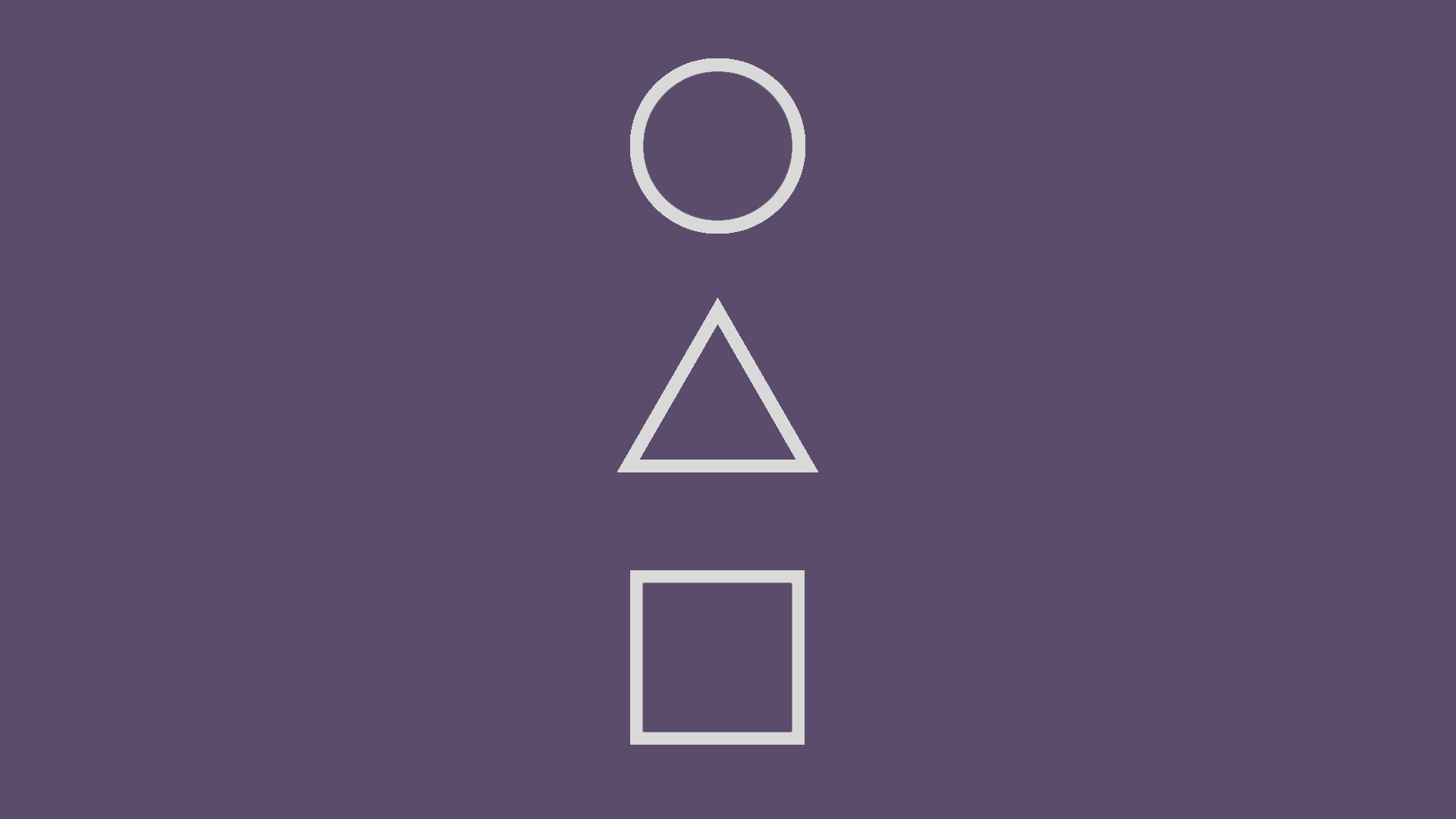 Squid Game Symbols Circle Triangle Square HD Wallpaper