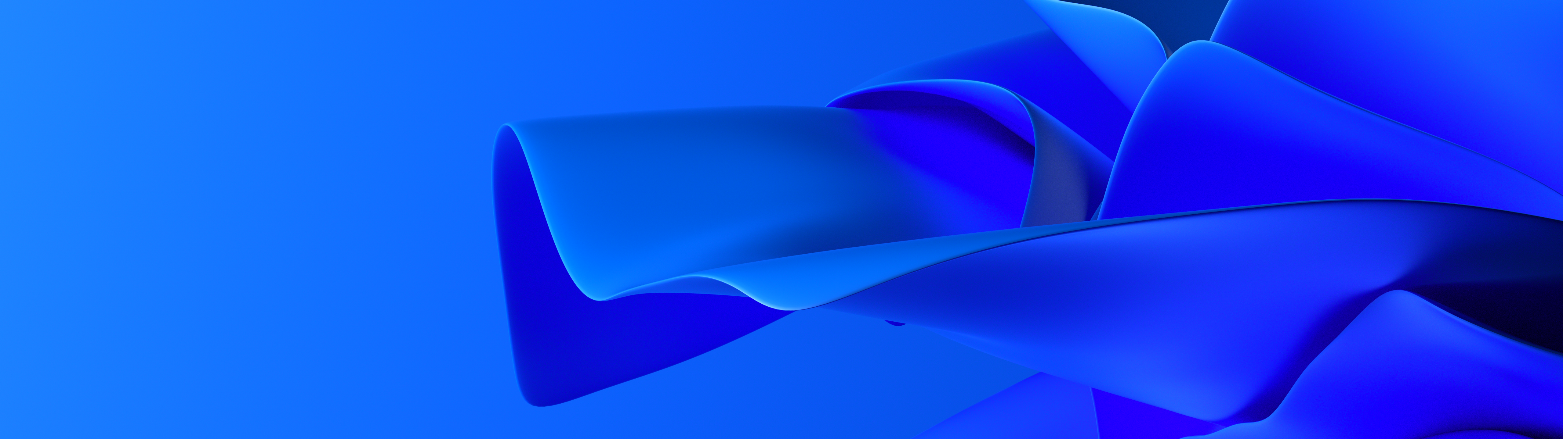 Windows 11 abstract blue flowing fabric HD Wallpaper