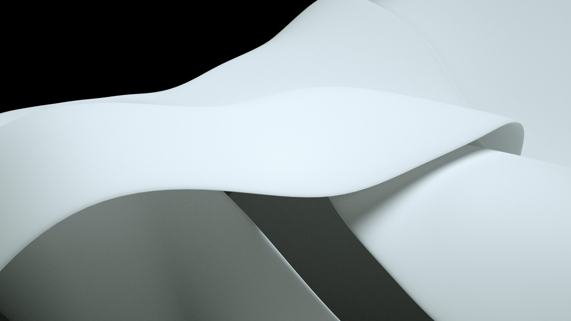Windows 11 abstract light blue waves HD Wallpaper