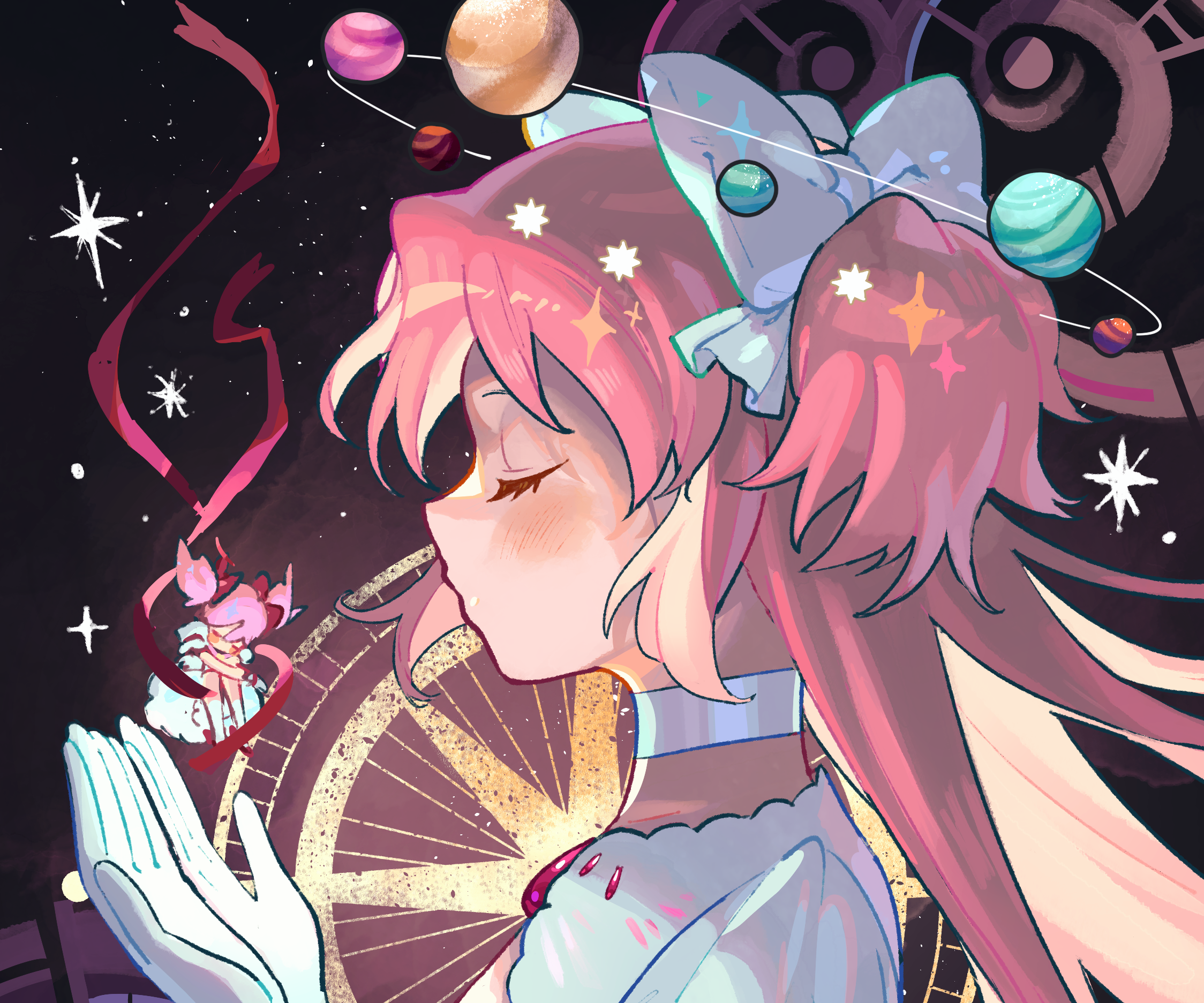 Madoka Kaname from Puella Magi Madoka Magica HD Wallpaper