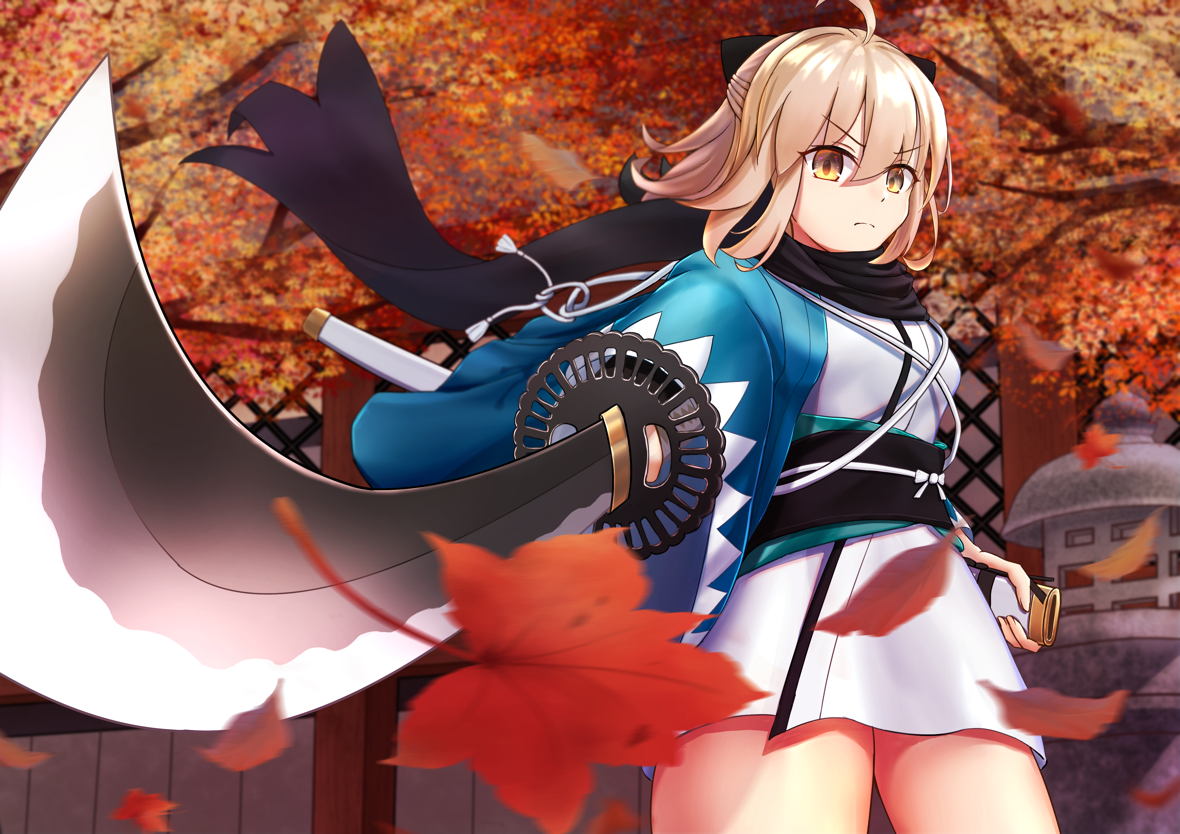 Sakura Saber from Fate/Grand Order 4K HD Wallpaper