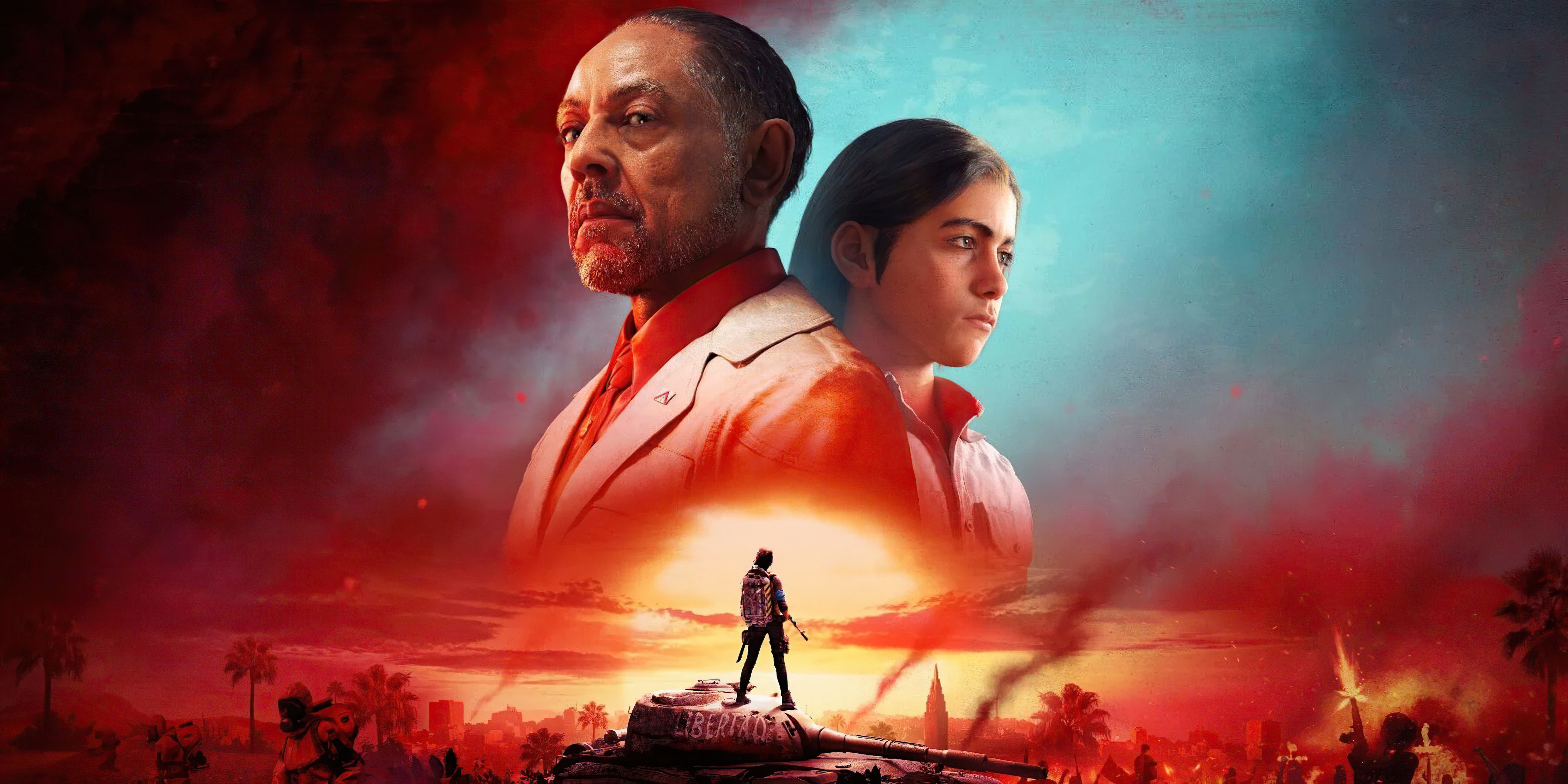 Antón and Diego Castillo from Far Cry 6 4K HD Wallpaper