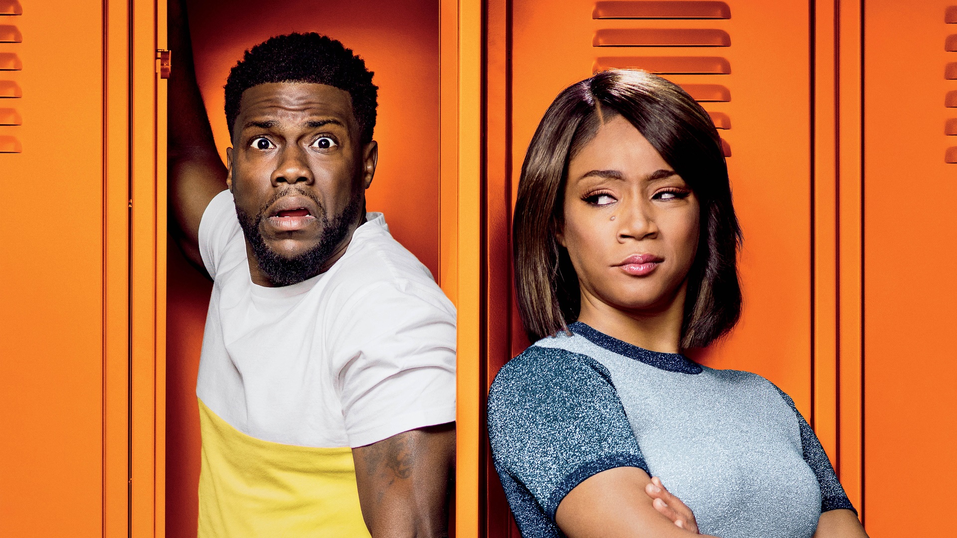 Kevin Hart and Tiffany Haddish from Night School HD Wallpaper