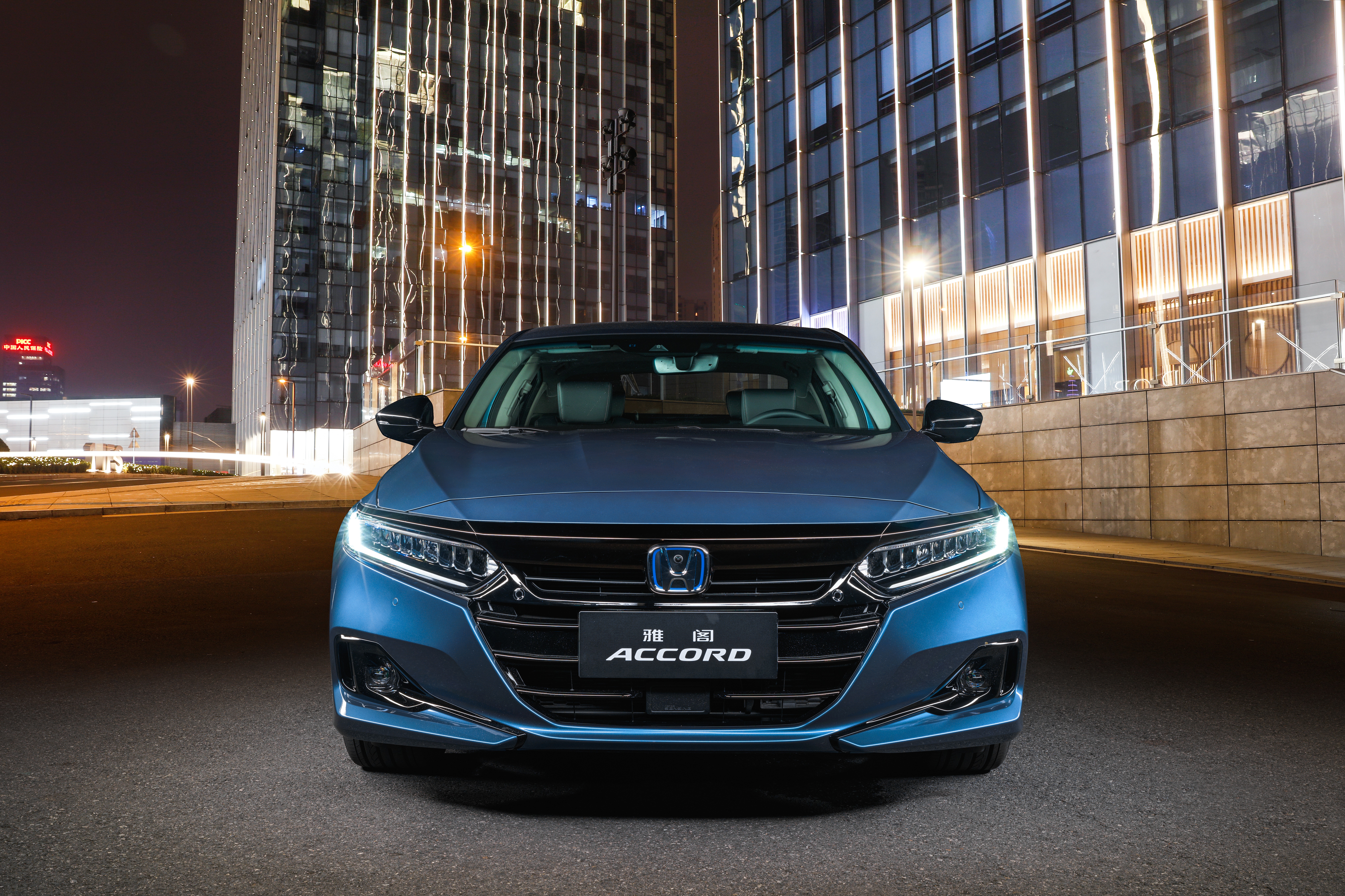Honda Accord Sport Hybrid at night HD Wallpaper