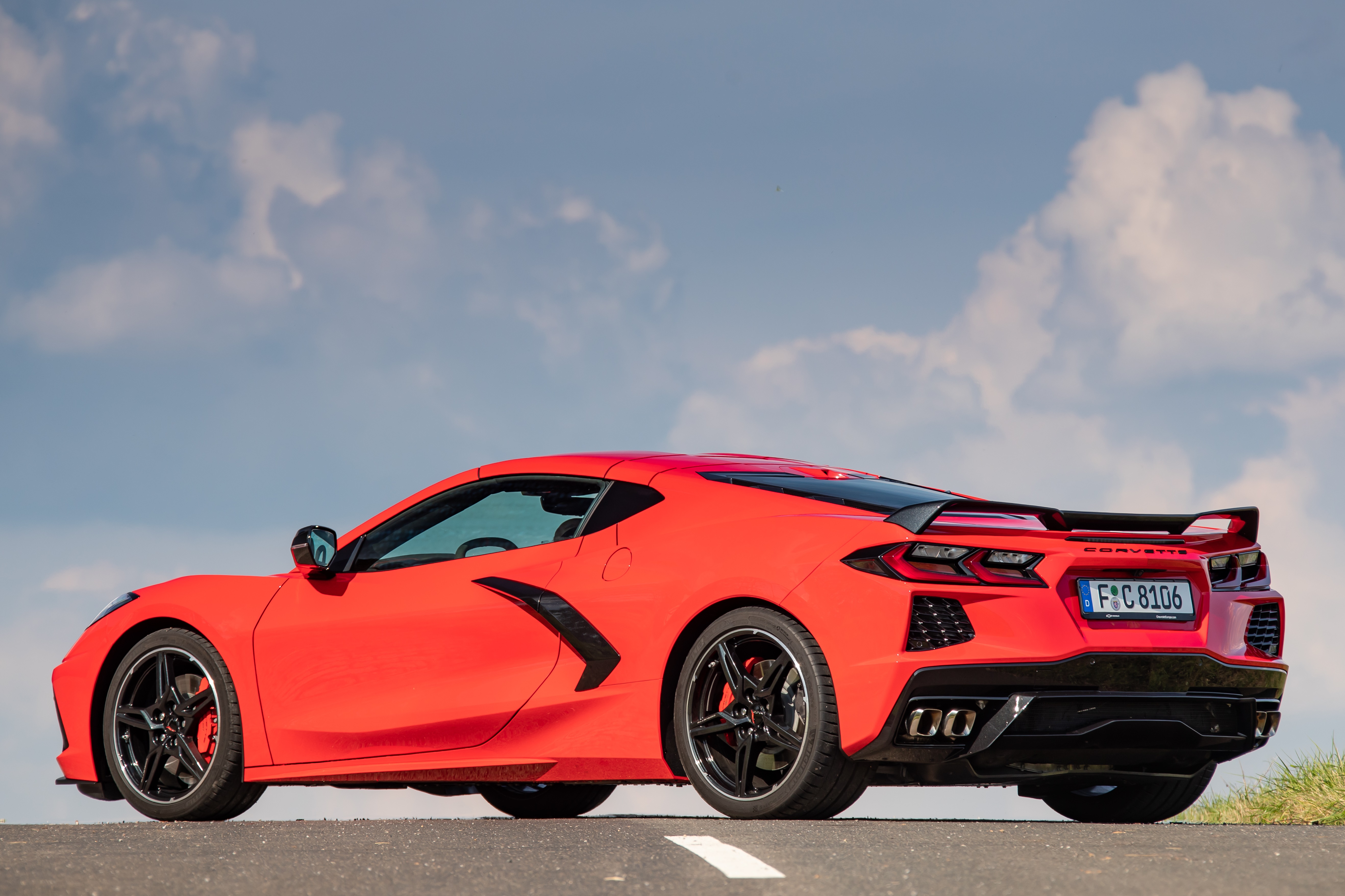Red Chevrolet Corvette Stingray 4K HD Wallpaper