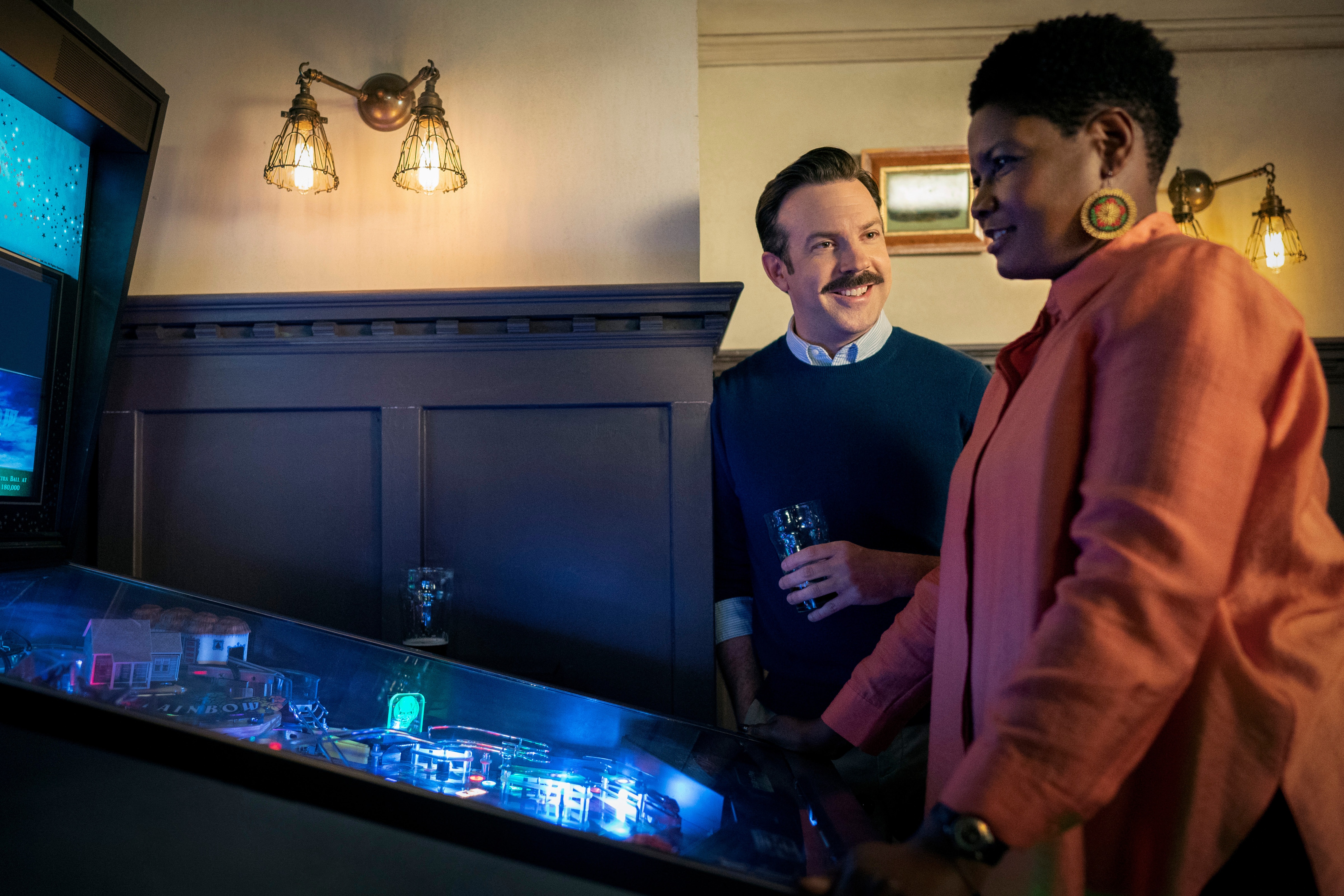 Ted Lasso from Ted Lasso and Sarah Niles HD Wallpaper
