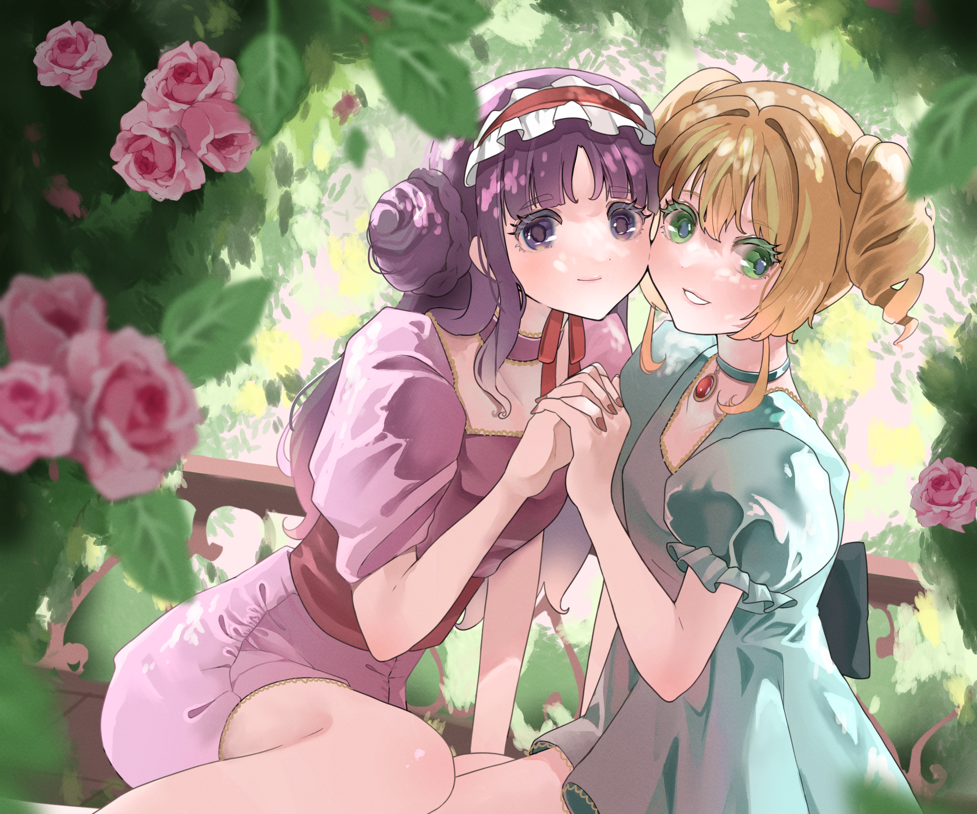 Sakura Kinomoto and Tomoyo Daidouji from Cardcaptor HD Wallpaper