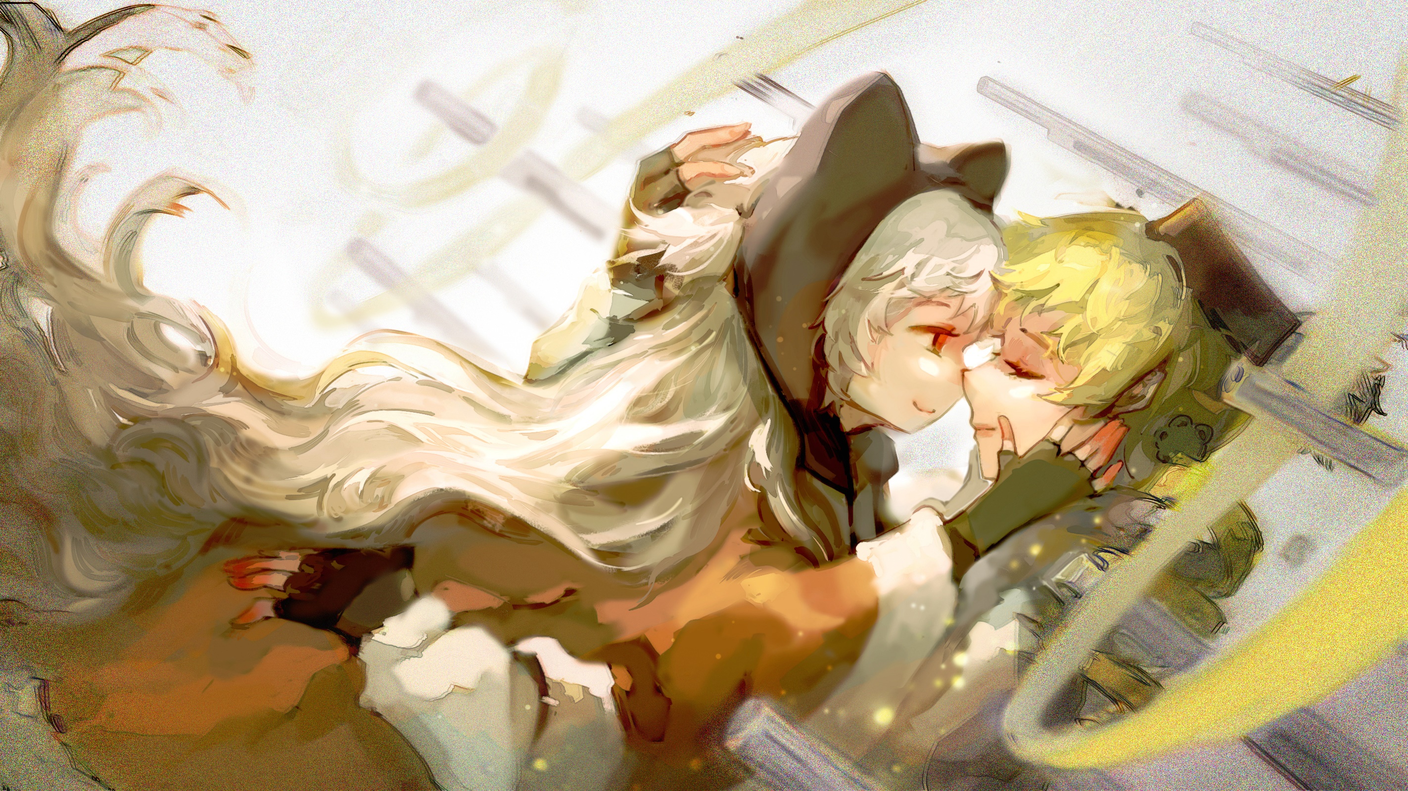 Momoe Nagisa and Mami Tomoe from Puella Magi Madoka Magica HD Wallpaper