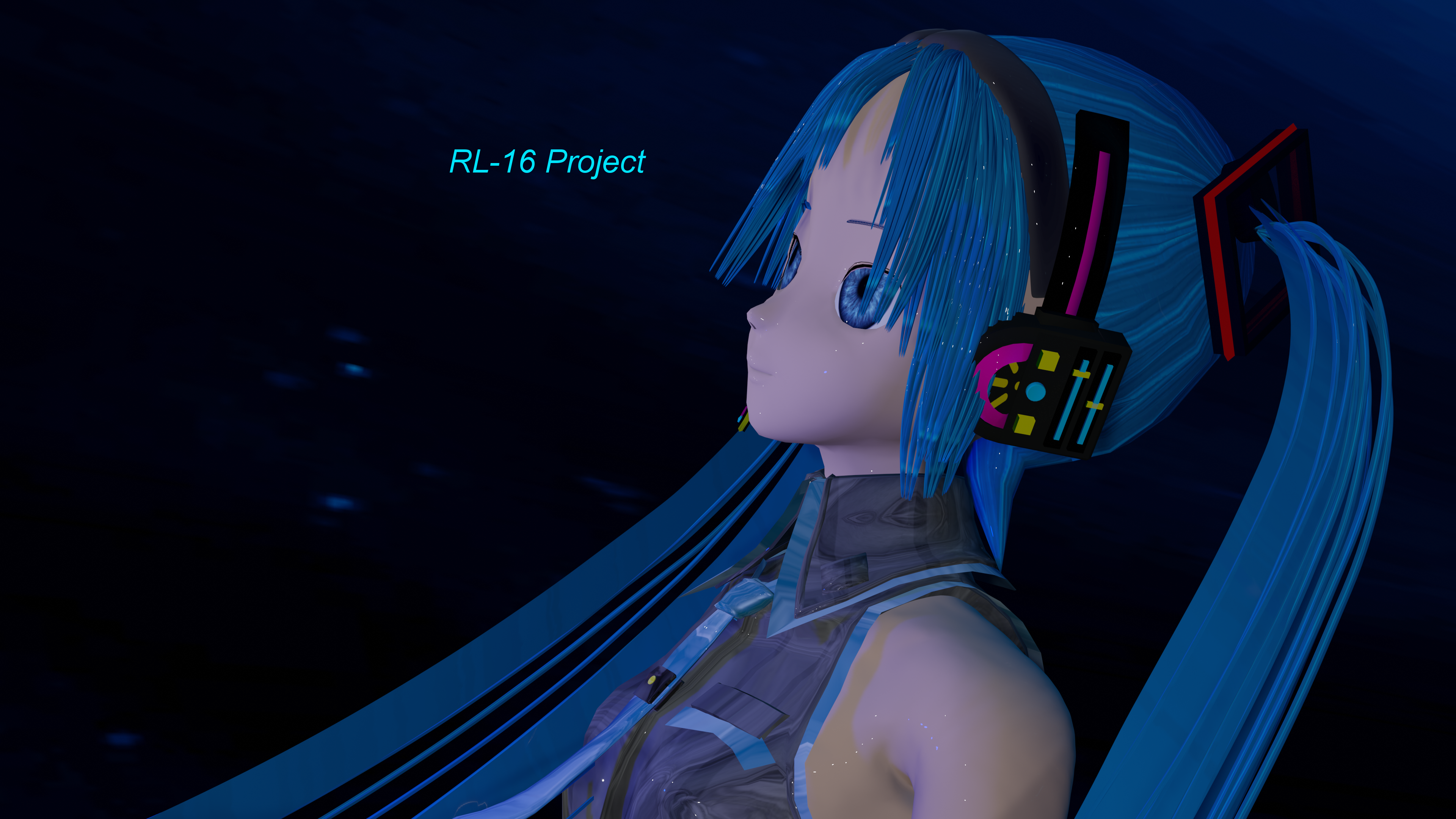 Hatsune Miku from Project DIVA HD Wallpaper