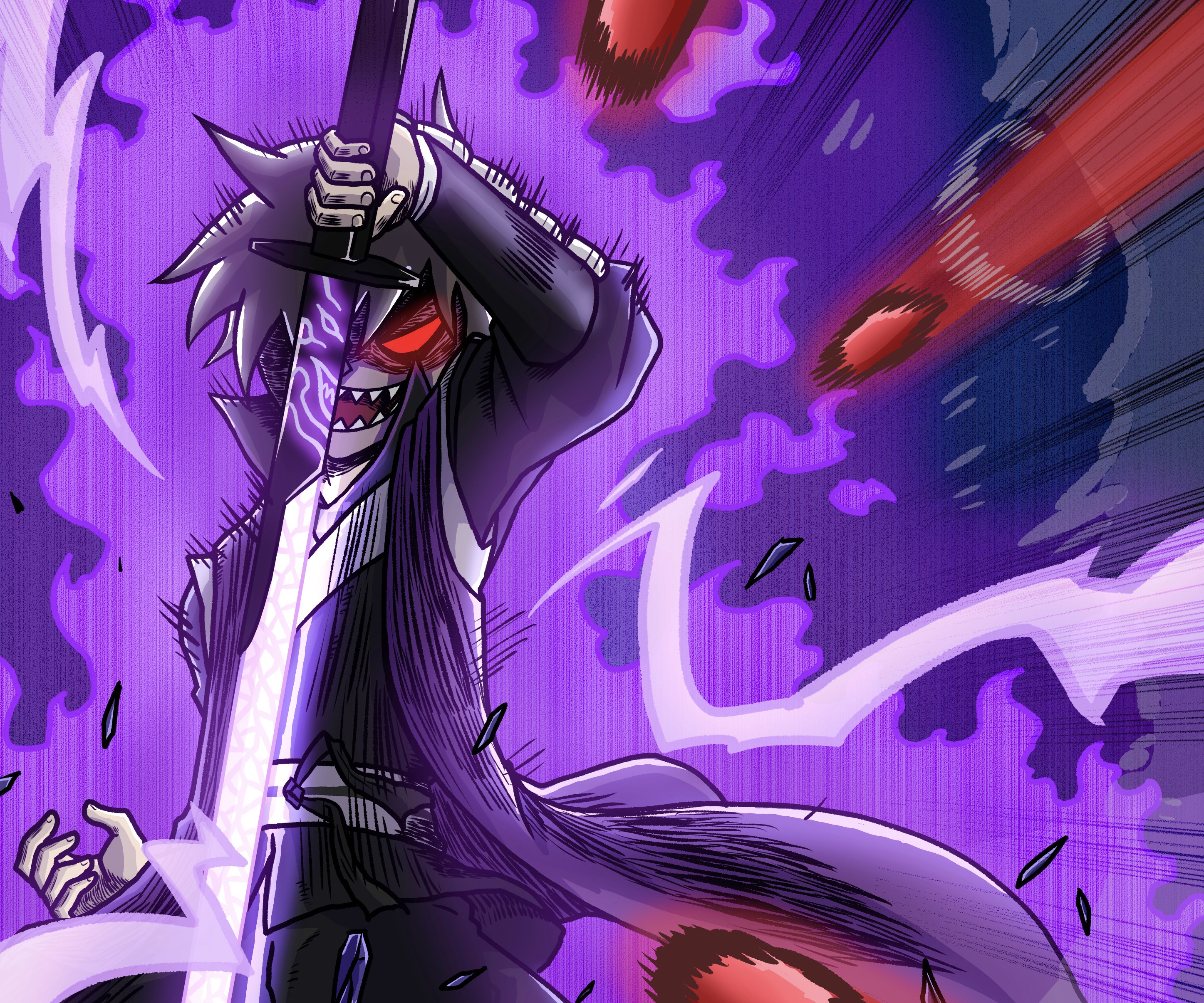 Seven from Scissor Seven with a sword HD Wallpaper