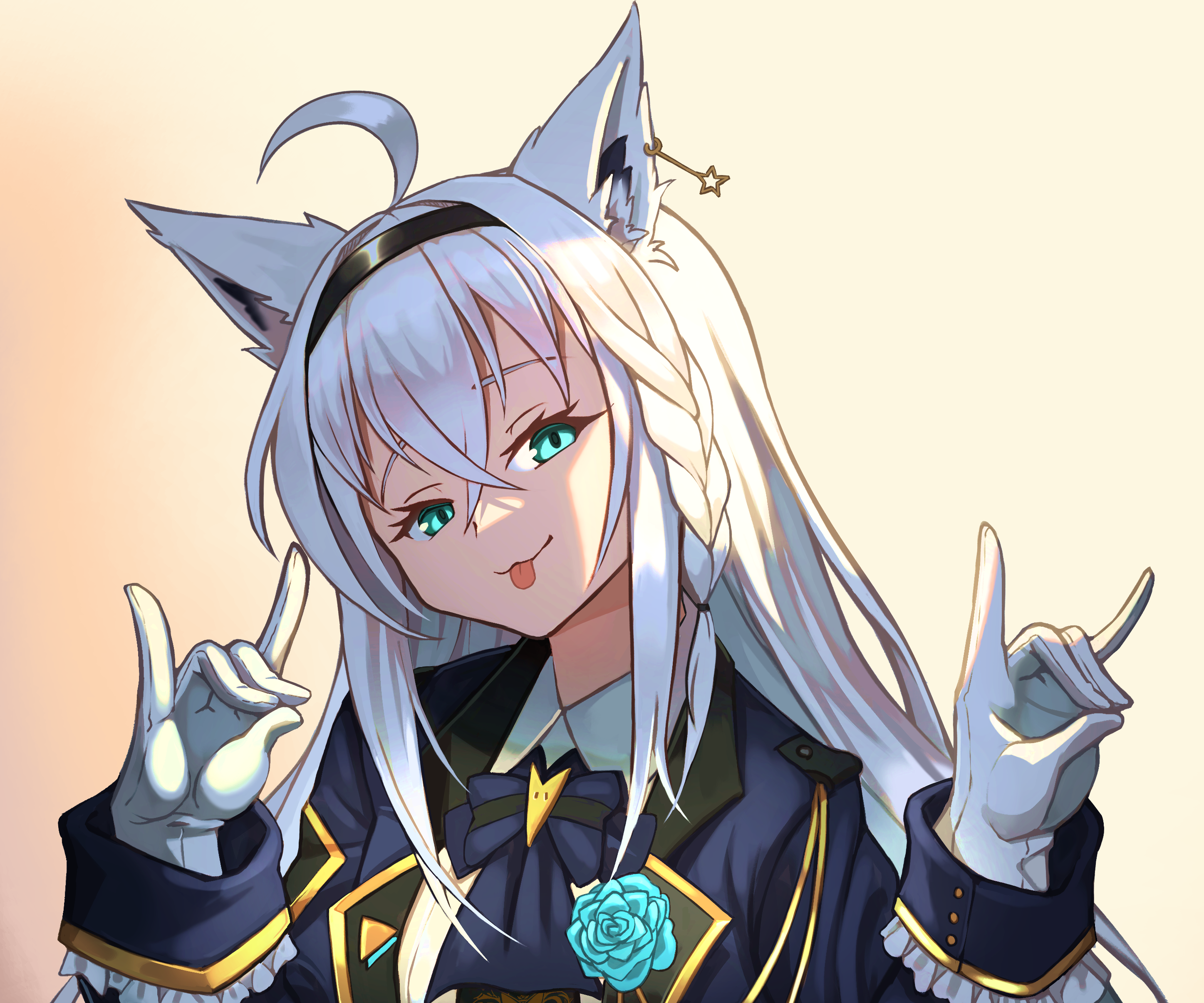 Shirakami Fubuki from Hololive HD Wallpaper