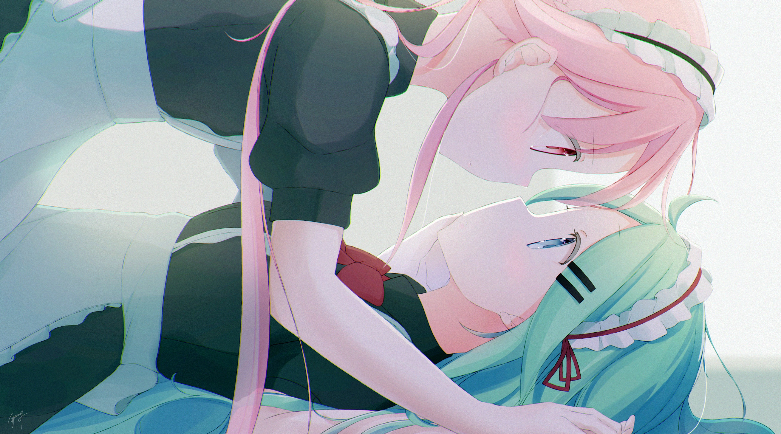 Yamakaze and Harusame from Kantai Collection HD Wallpaper