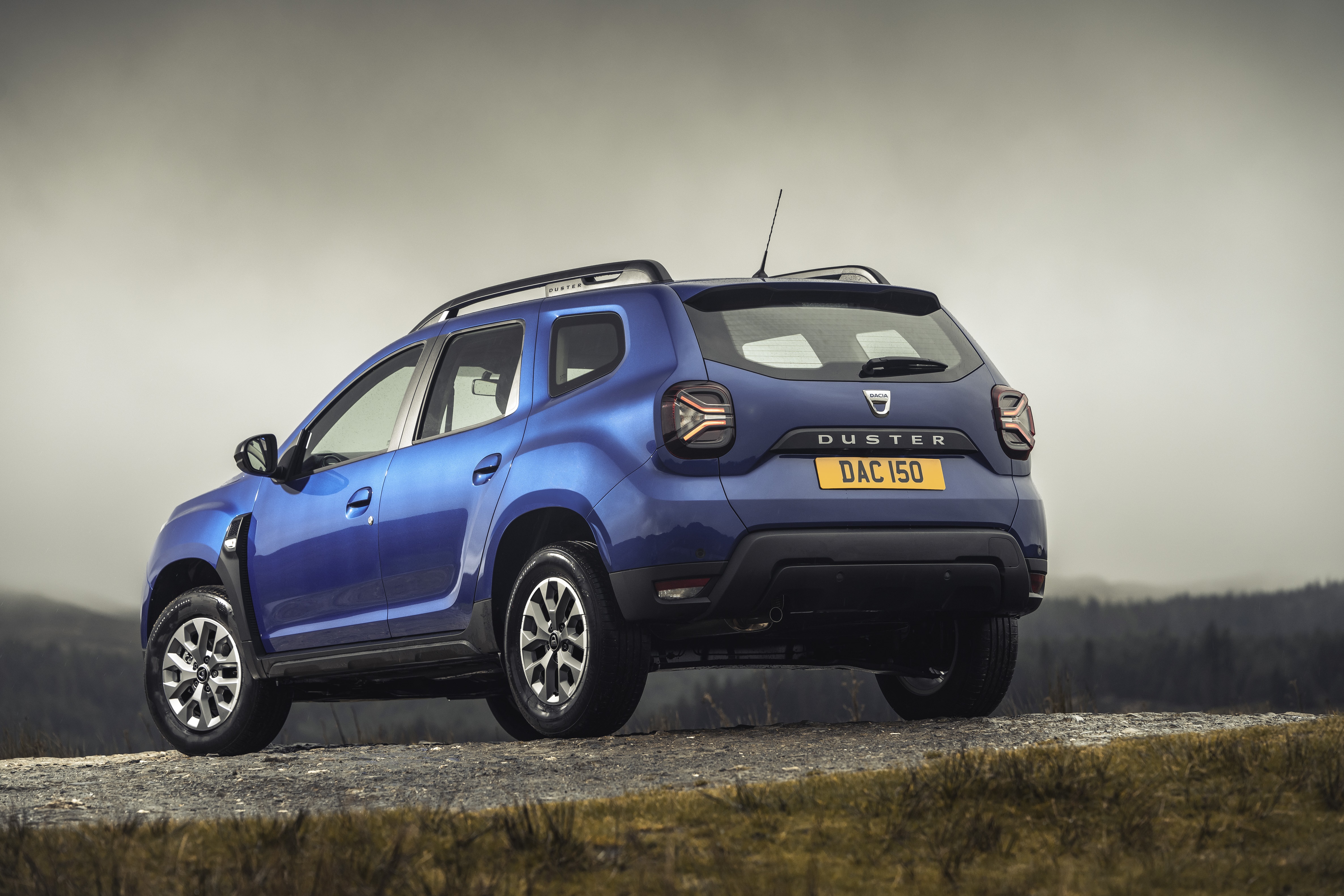 Blue Dacia Duster SUV 4K HD Wallpaper
