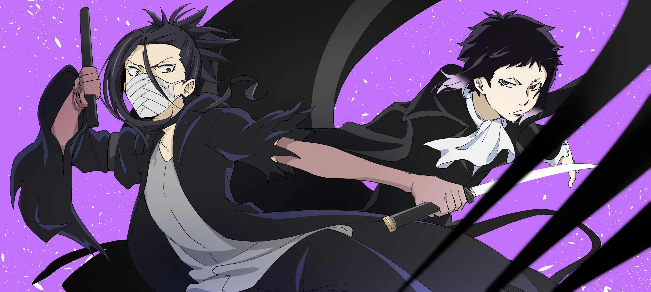 Ryunosuke Akutagawa and Gin Akutagawa from Bungou Stray Dogs HD Wallpaper
