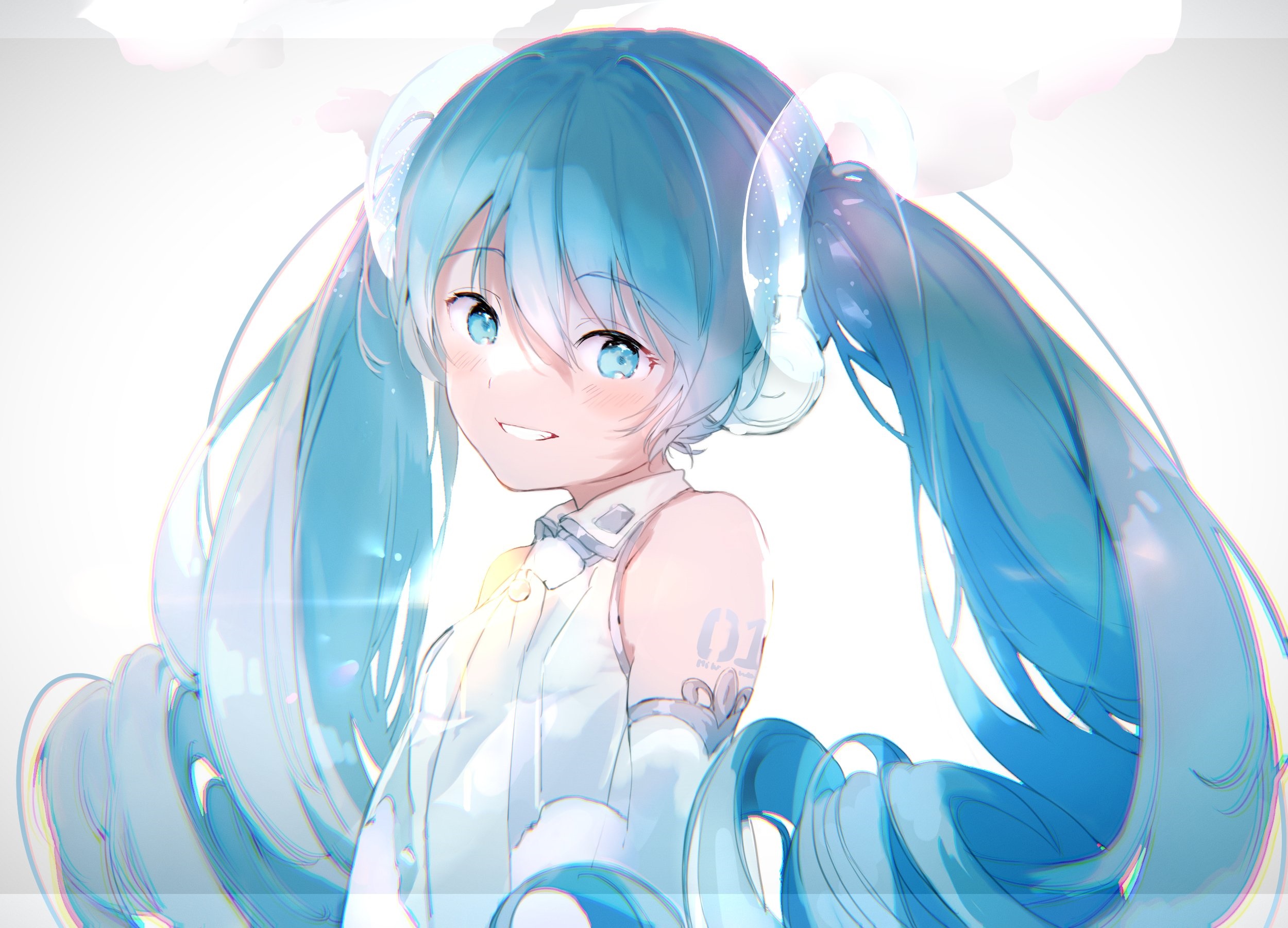 Hatsune Miku from Vocaloid HD Wallpaper