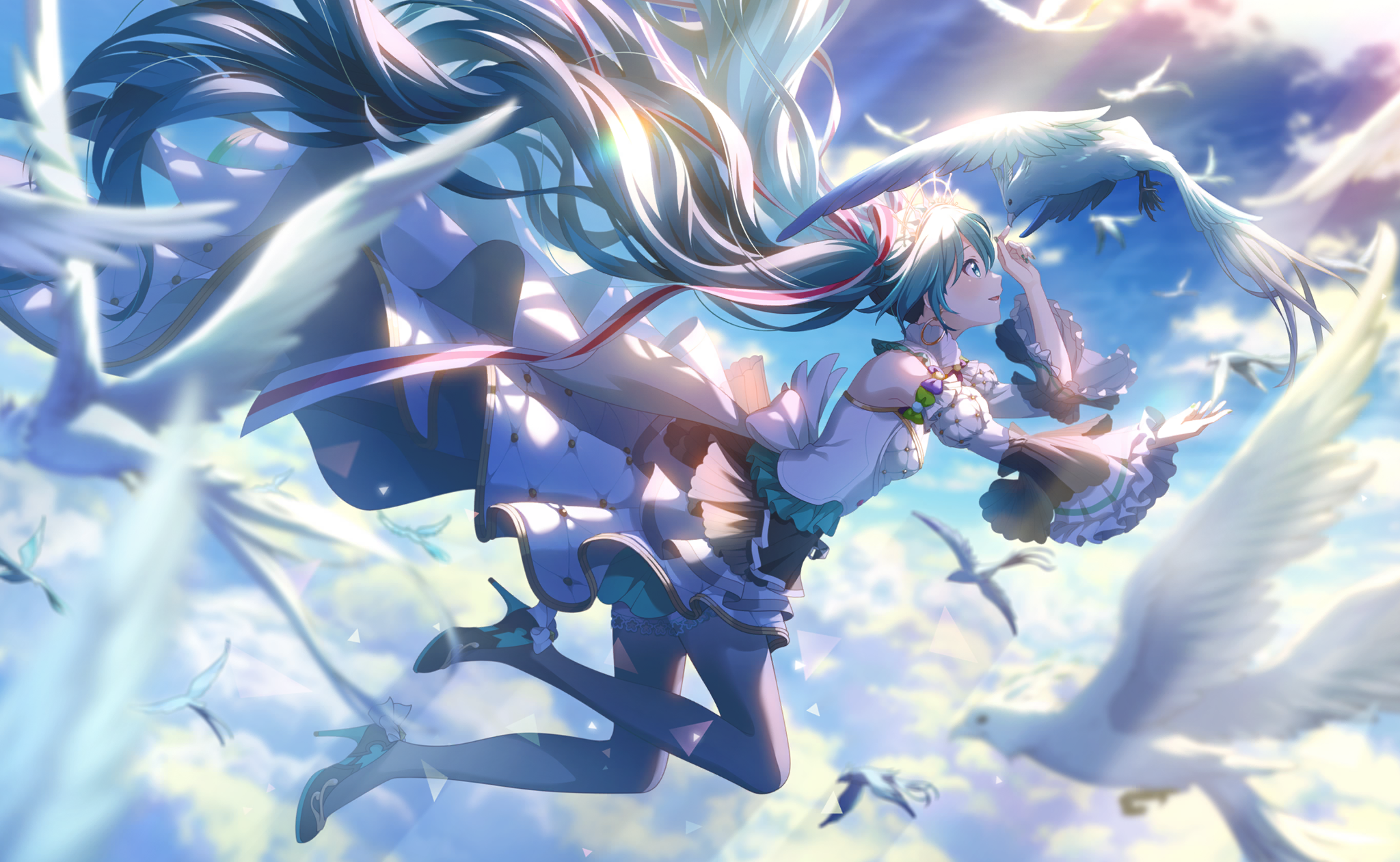 Hatsune Miku from Project Sekai: Colorful Stage! Feat. Hatsune Miku HD Wallpaper