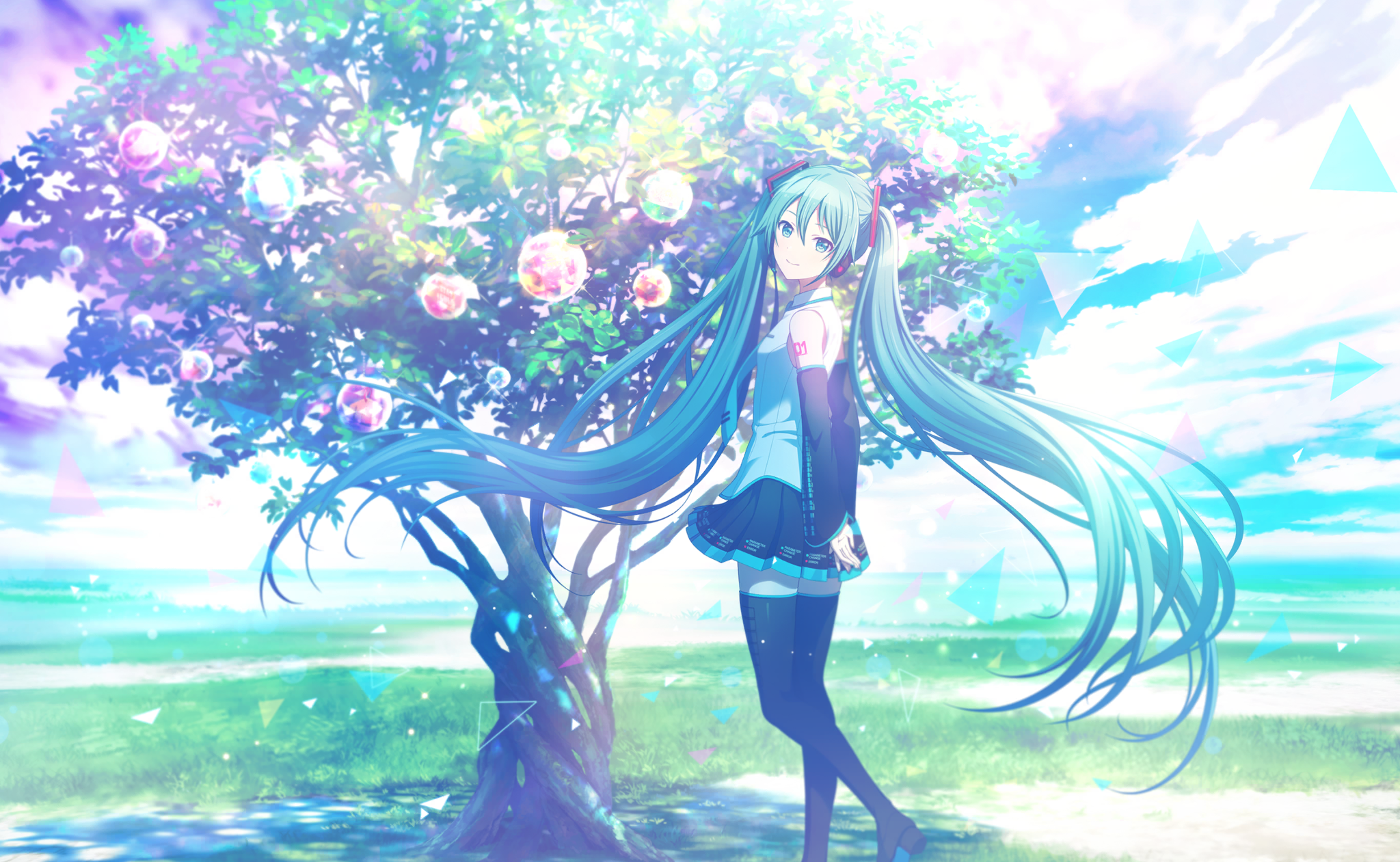Hatsune Miku from Project Sekai: Colorful Stage! HD Wallpaper